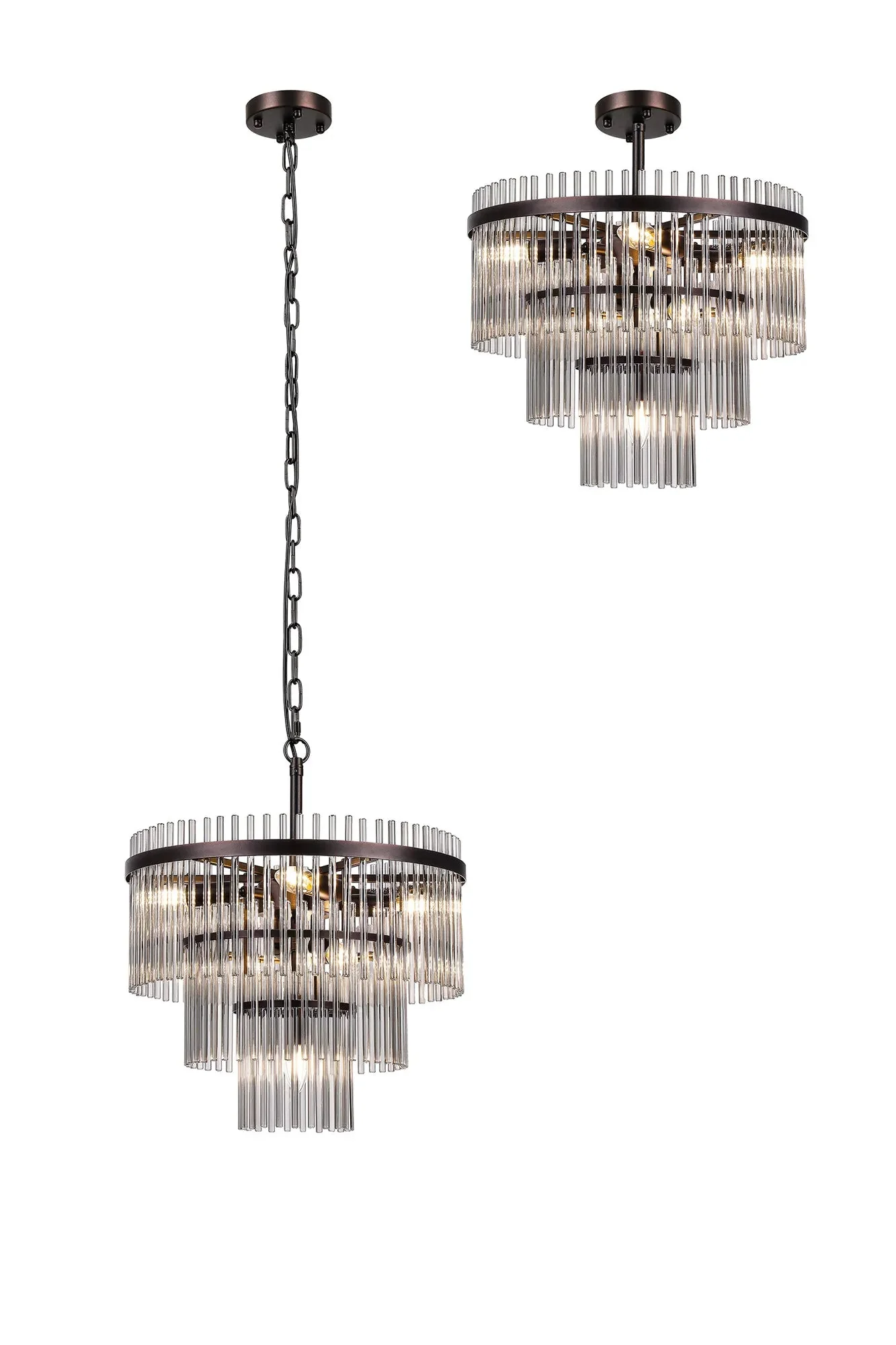 Colmer 4/7Lt Crystal Chandelier - Various Colours - Image 10