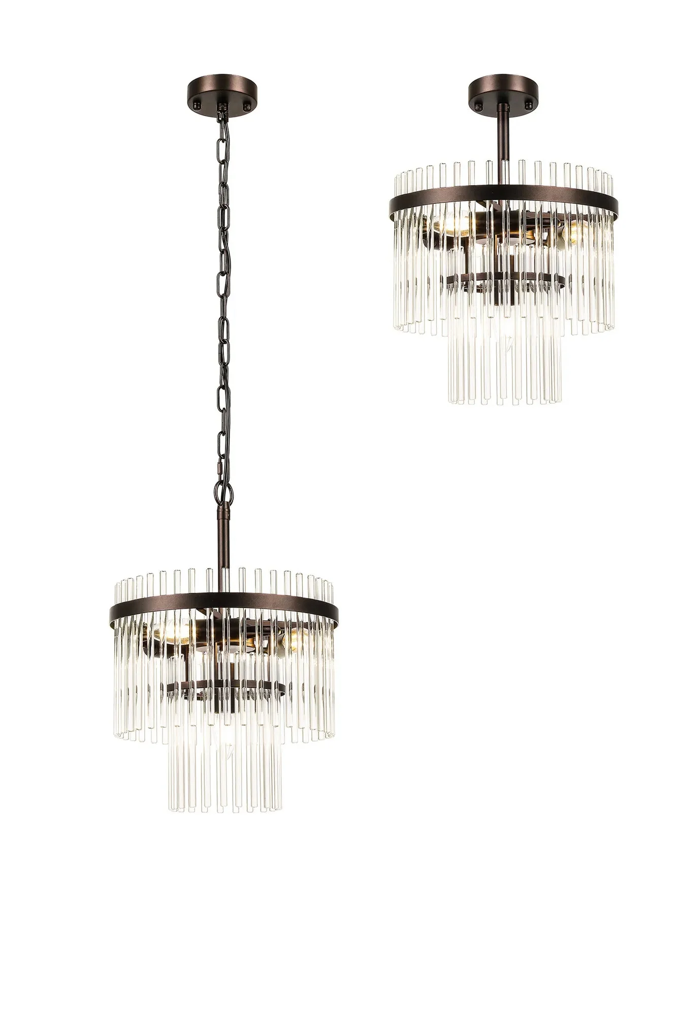 Colmer 4/7Lt Crystal Chandelier - Various Colours - Image 5