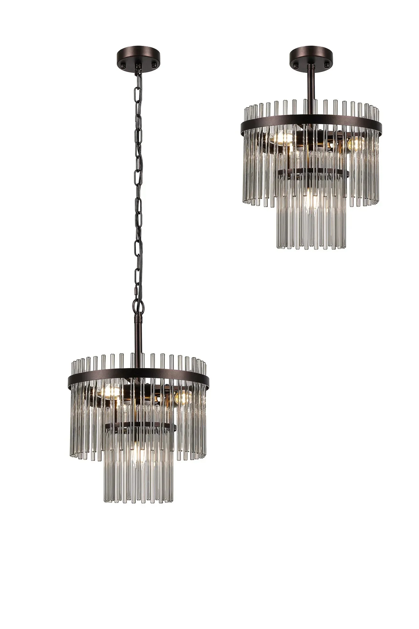 Colmer 4/7Lt Crystal Chandelier - Various Colours - Image 6