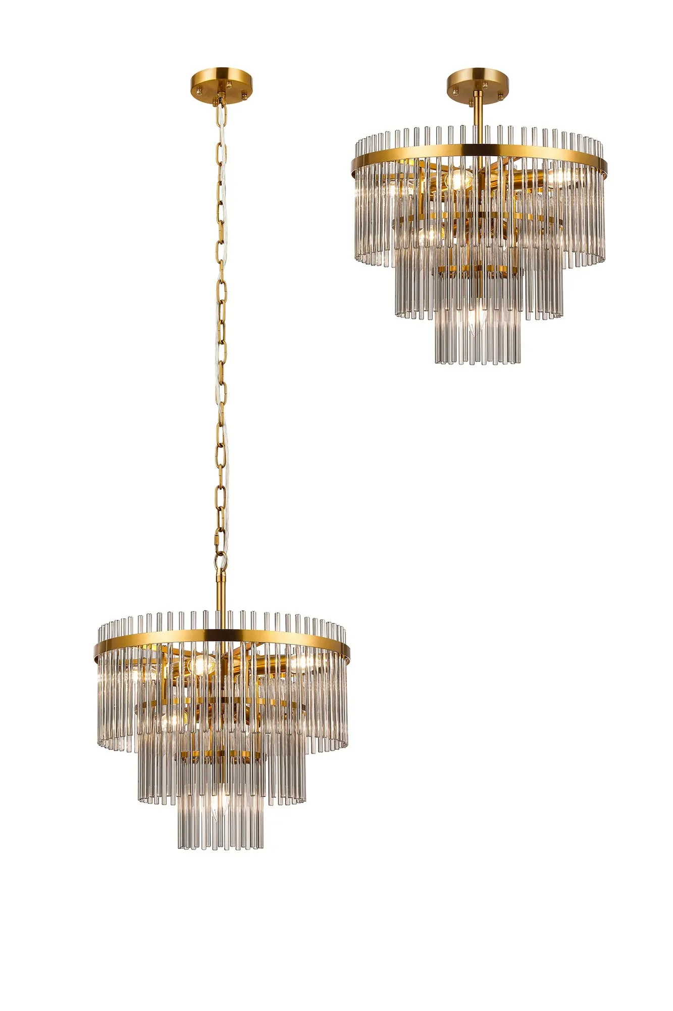 Colmer 4/7Lt Crystal Chandelier - Various Colours - Image 8