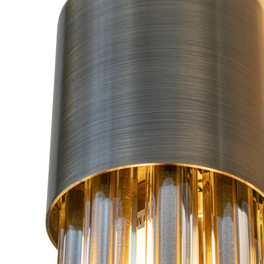 Colmar IP44 Bathroom Wall Lamp - Antique Brass - Image 4