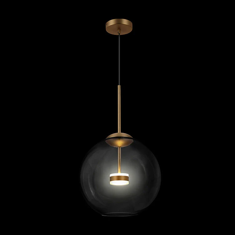 Cometa 1lt Pendant Lamp, Matt Gold - Image 2