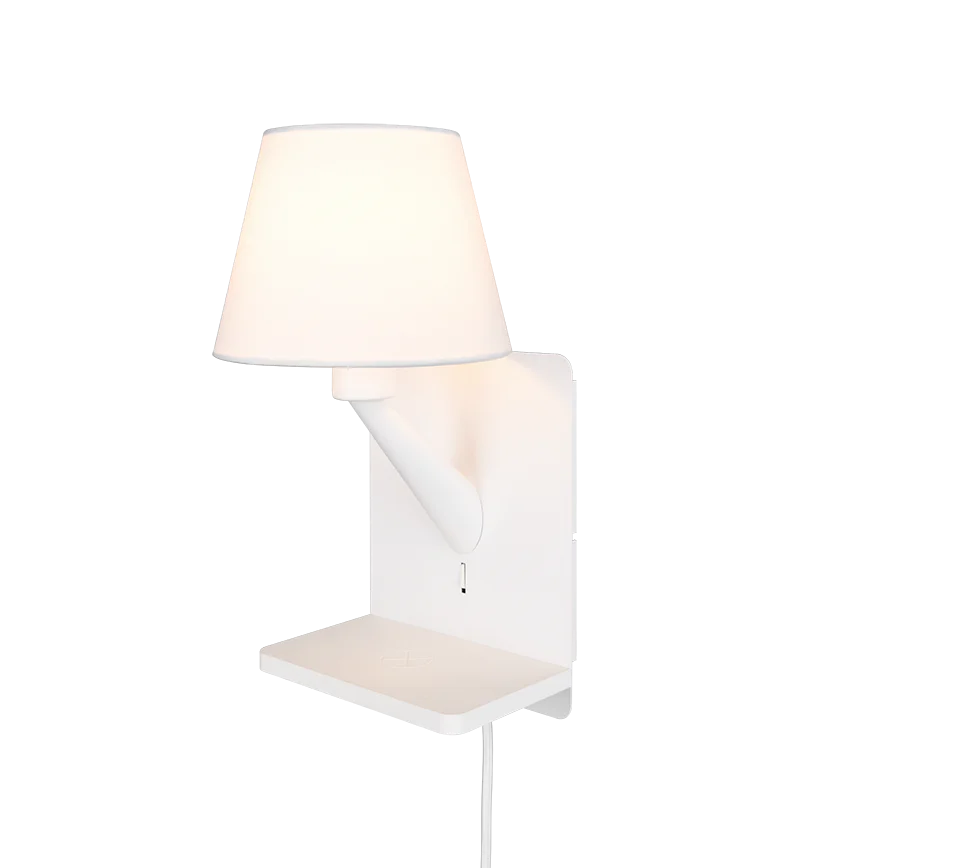 Comfort 1Lt Reading Light - Black/White - Image 6