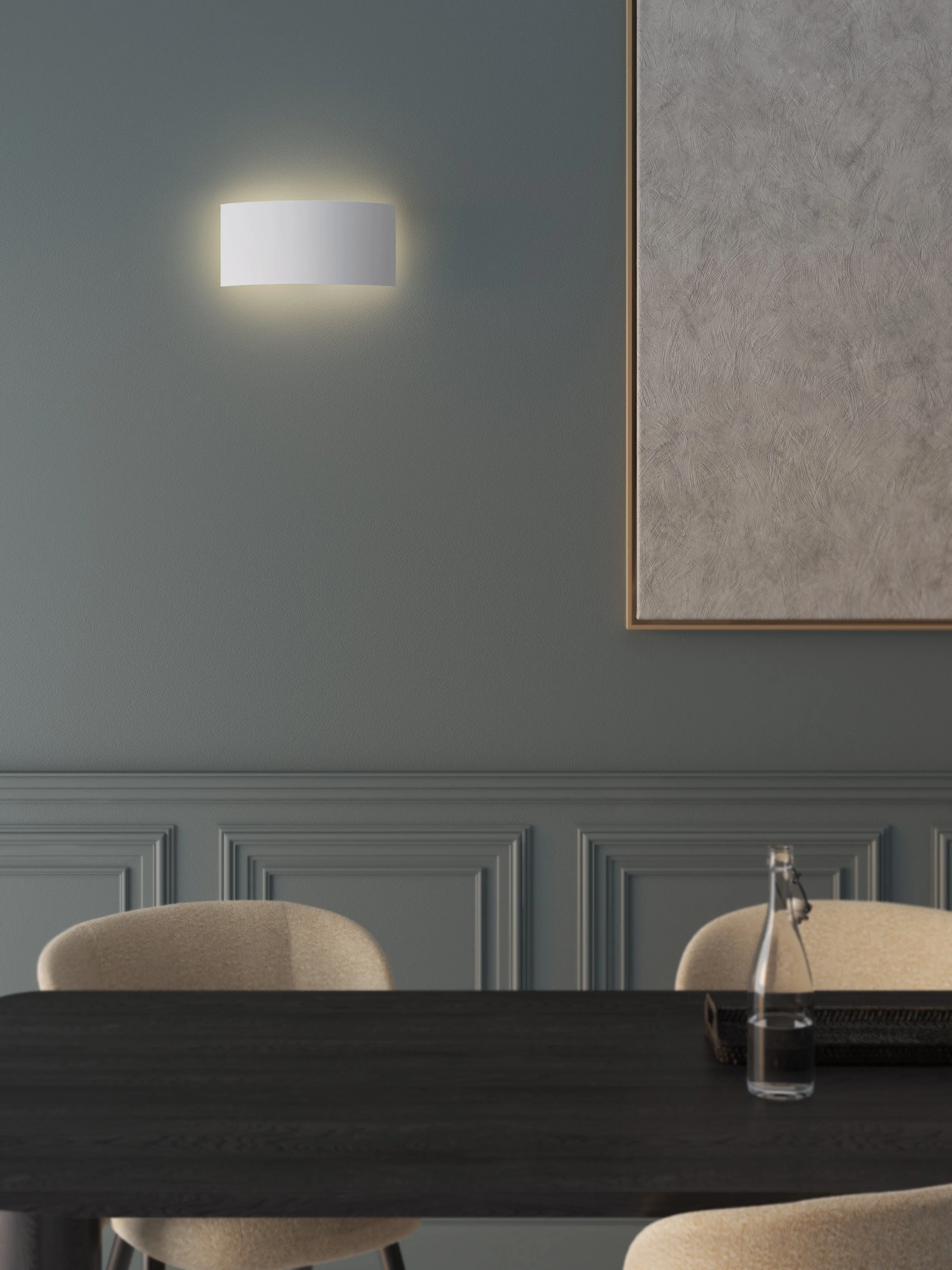 Comino 320 Indoor Wall Light in Plaster E27 IP20 - Image 2