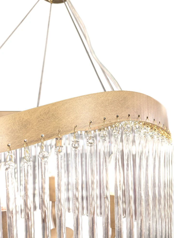 Comox 3/6lt Pendant In Aged Brass - Image 10