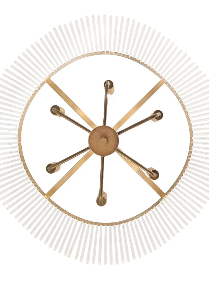 Comox 3/6lt Pendant In Aged Brass - Image 6