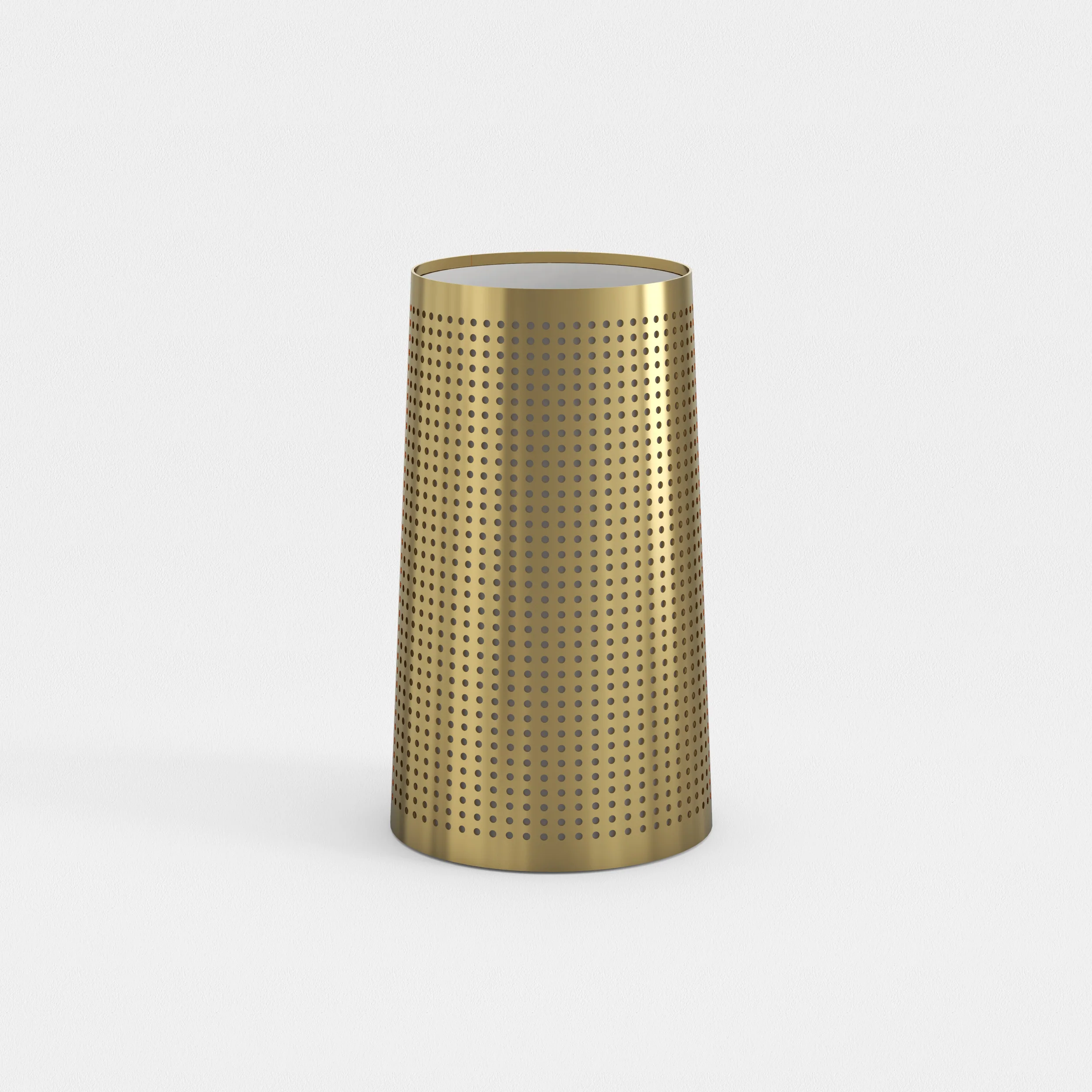 Cone 195 Shade- White/ Natural Brass - Image 11