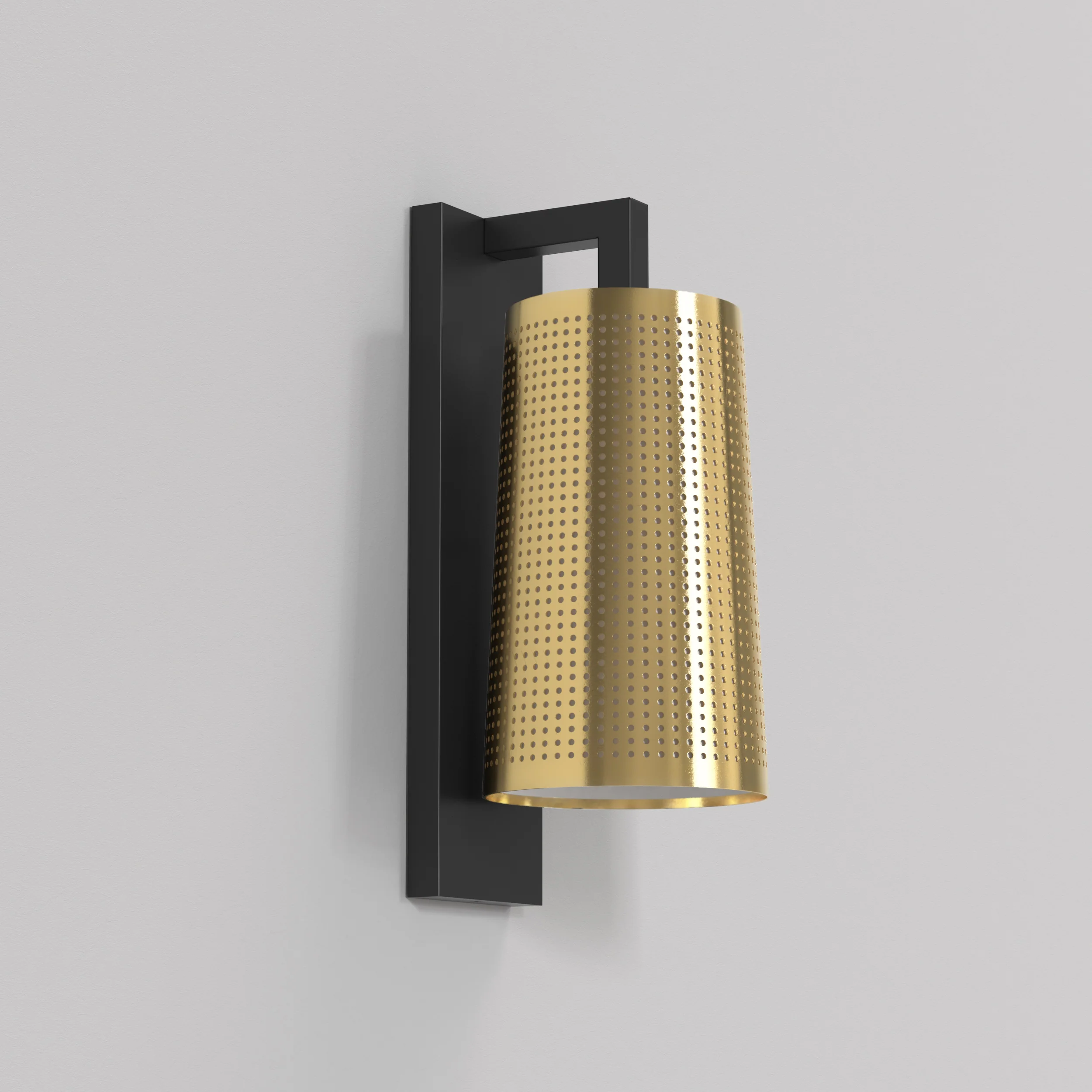 Cone 195 Shade- White/ Natural Brass - Image 12