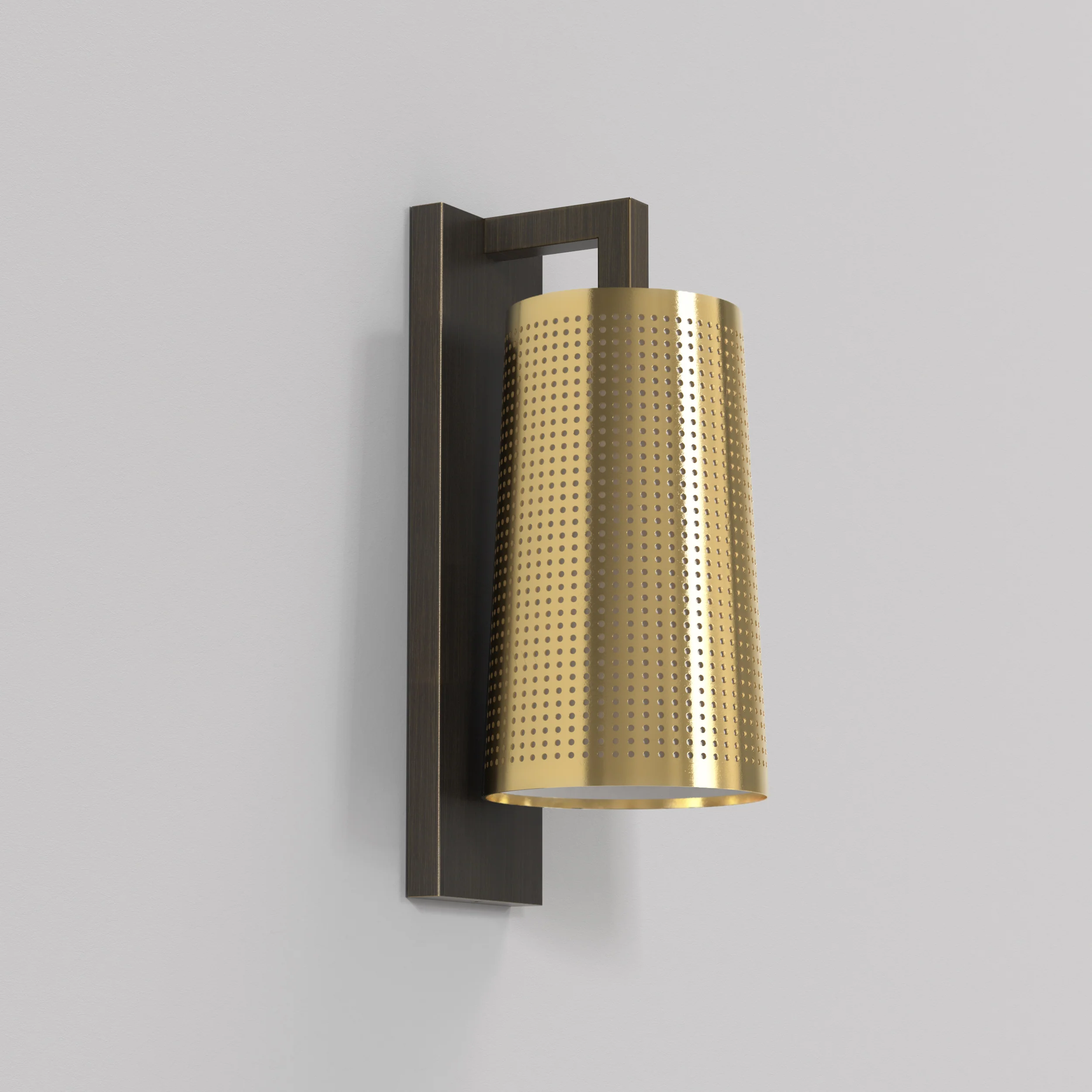 Cone 195 Shade- White/ Natural Brass - Image 15