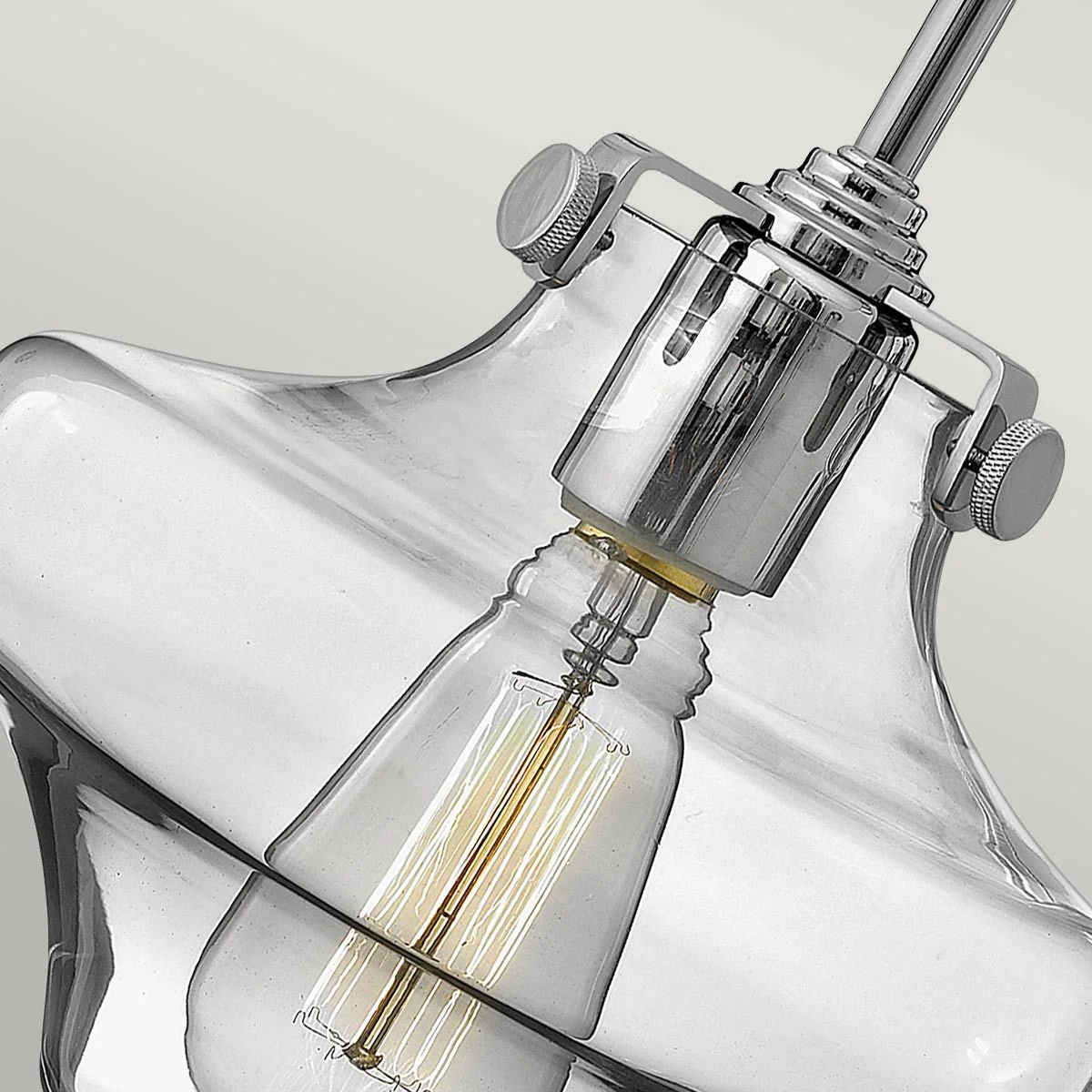 Congress 1 Light Wall Light With Various Styles - Brushed Caramel/Chrome IP20 E27 - Image 13