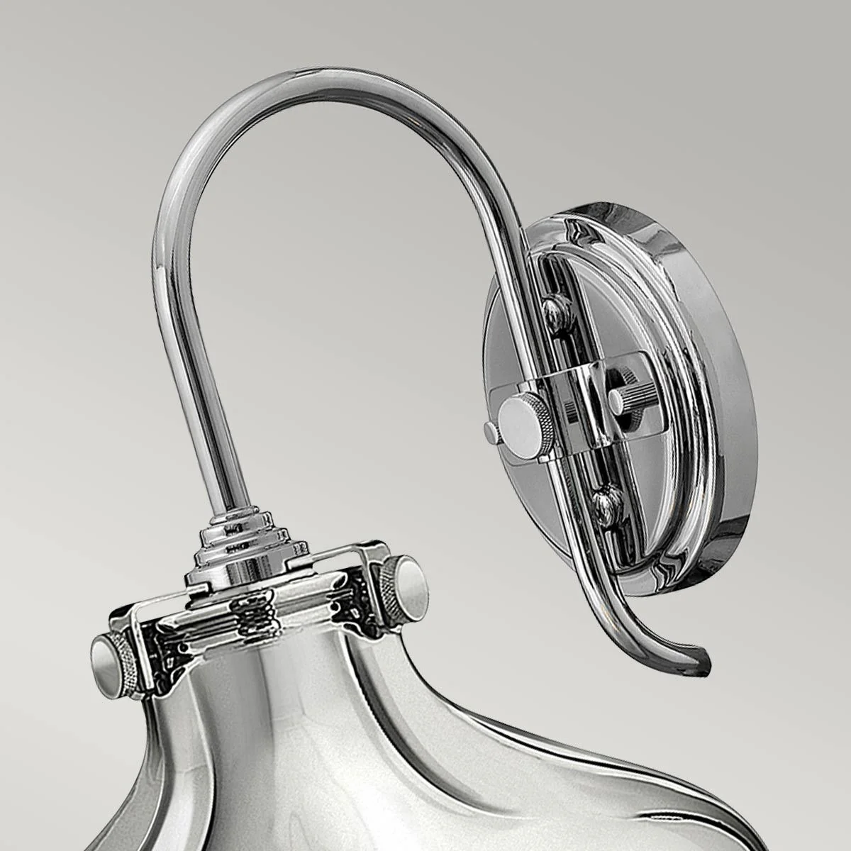 Congress 1 Light Wall Light With Various Styles - Brushed Caramel/Chrome IP20 E27 - Image 14