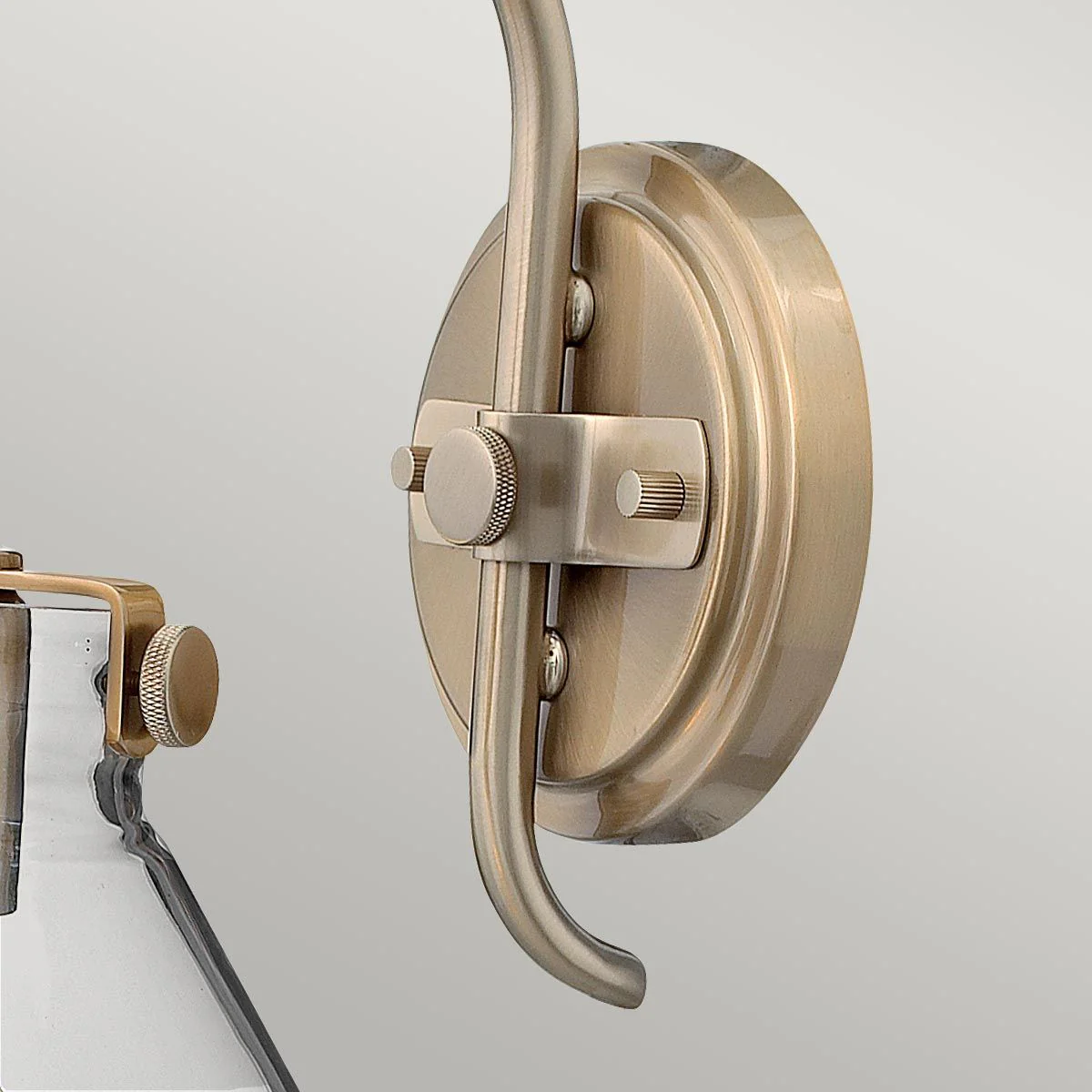 Congress 1 Light Wall Light With Various Styles - Brushed Caramel/Chrome IP20 E27 - Image 5