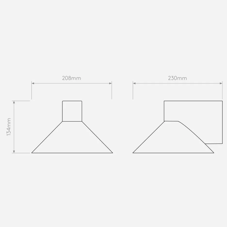 Conic Bathroom Wall Light IP44 -  Matt Black/Polished Chrome - Image 11