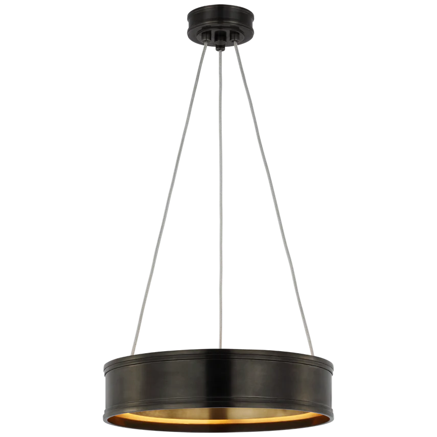 Connery Brass/Bronze LED Ring Pendant - Various Sizes - Image 2