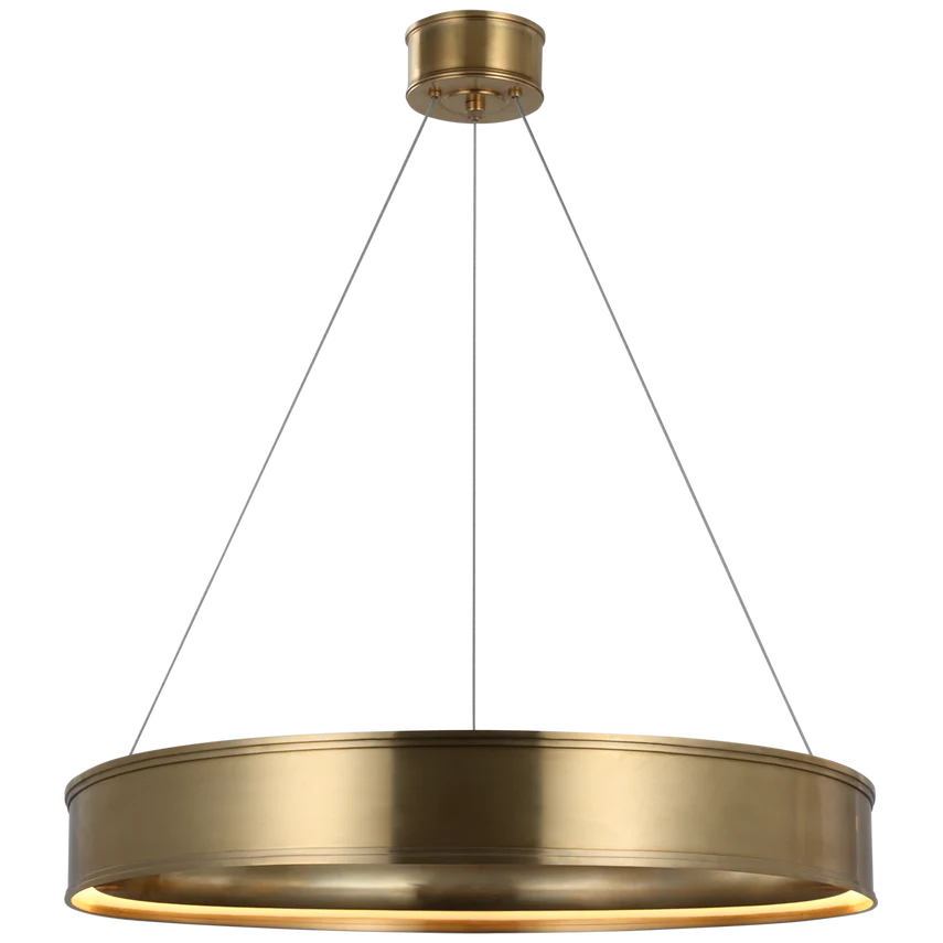 Connery Brass/Bronze LED Ring Pendant - Various Sizes - Image 3