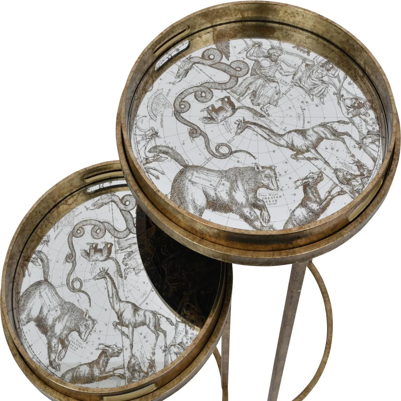 Constellation Map Set of 2 Side Tables - Image 4