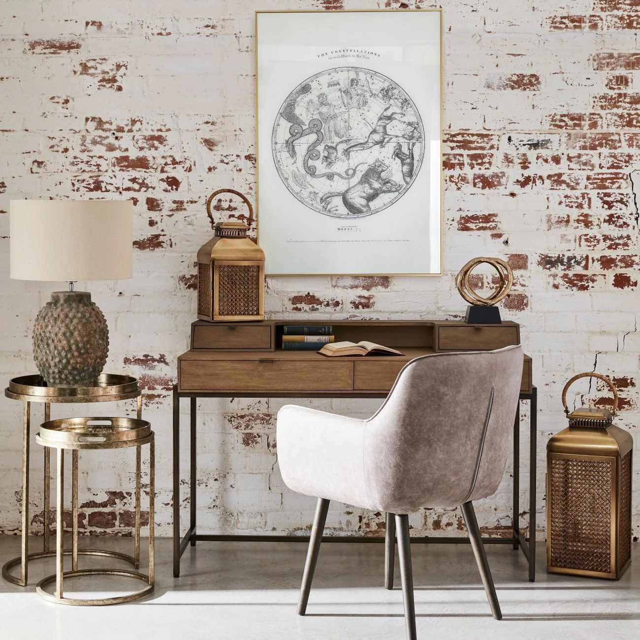 Constellation Map Set of 2 Side Tables - Image 7