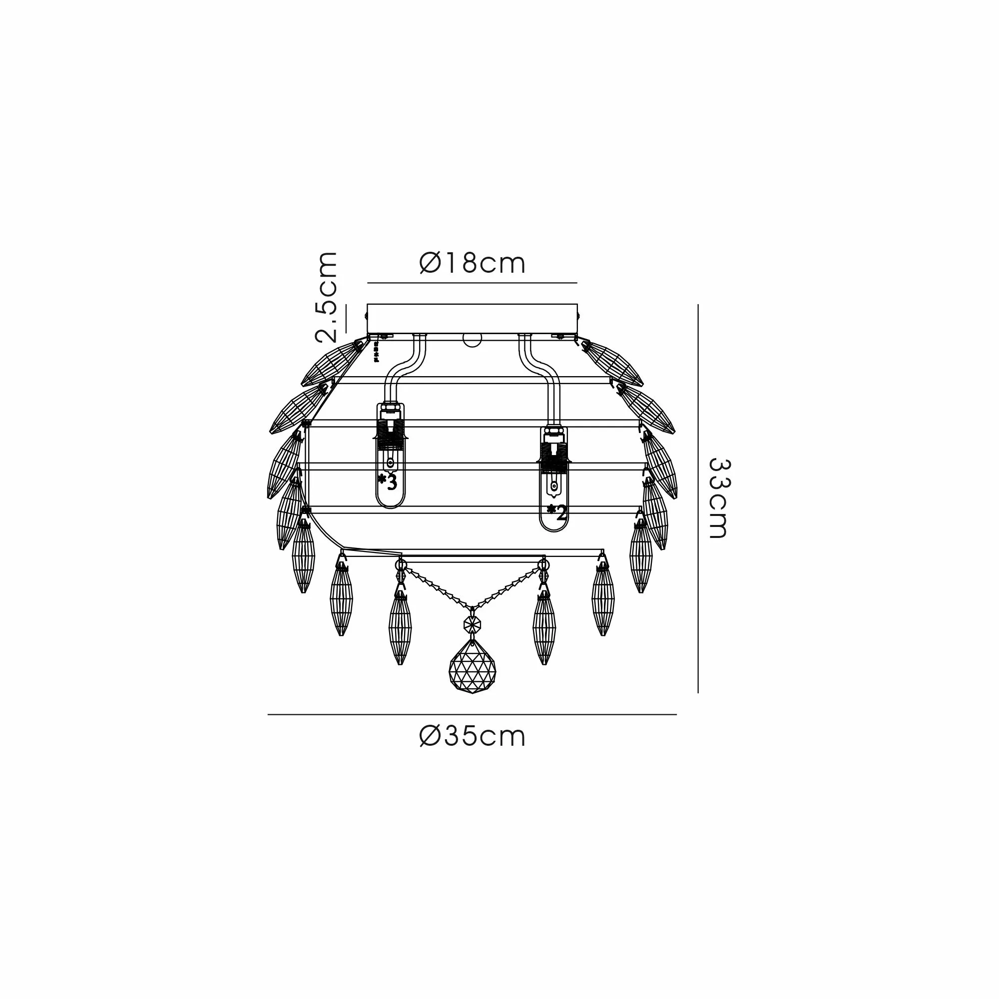 Consten Ceiling Light G9 IP44 - Image 31