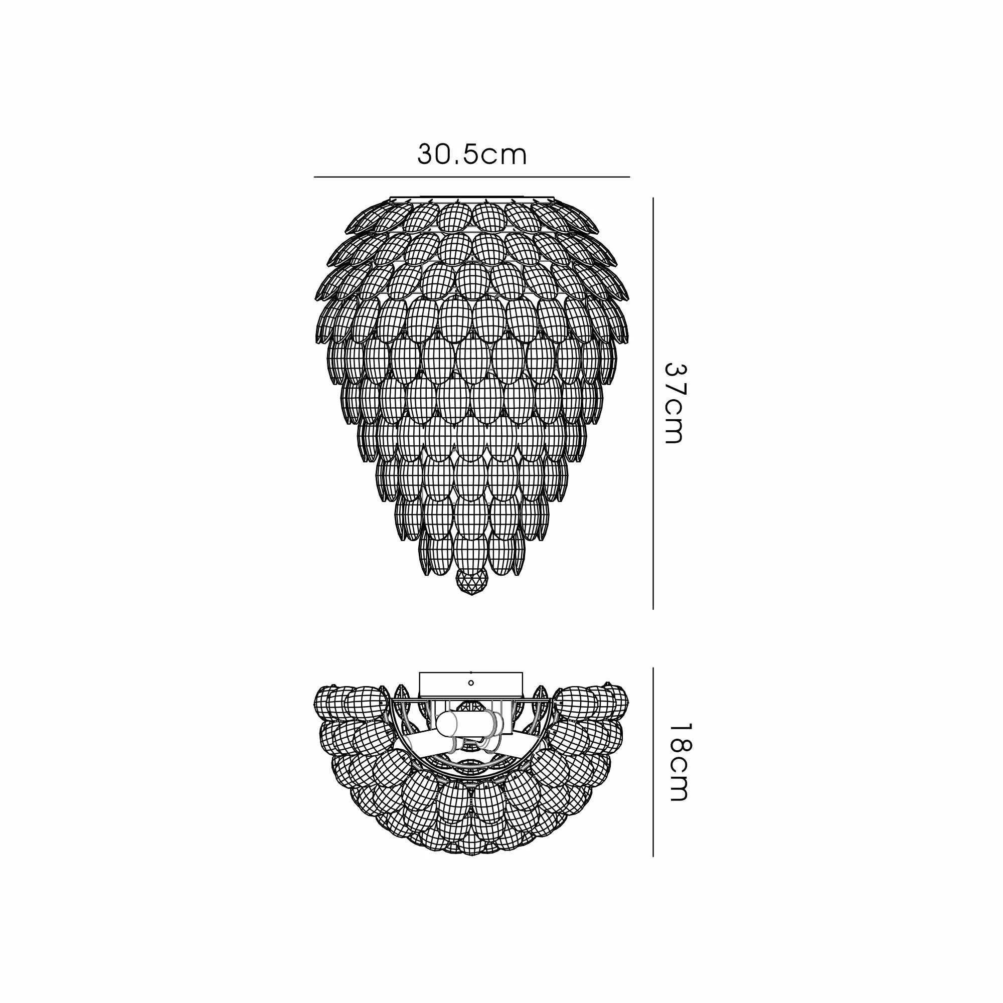 Consten IP Tall Wall Lamp, 6 Light G9, IP44 - Image 17