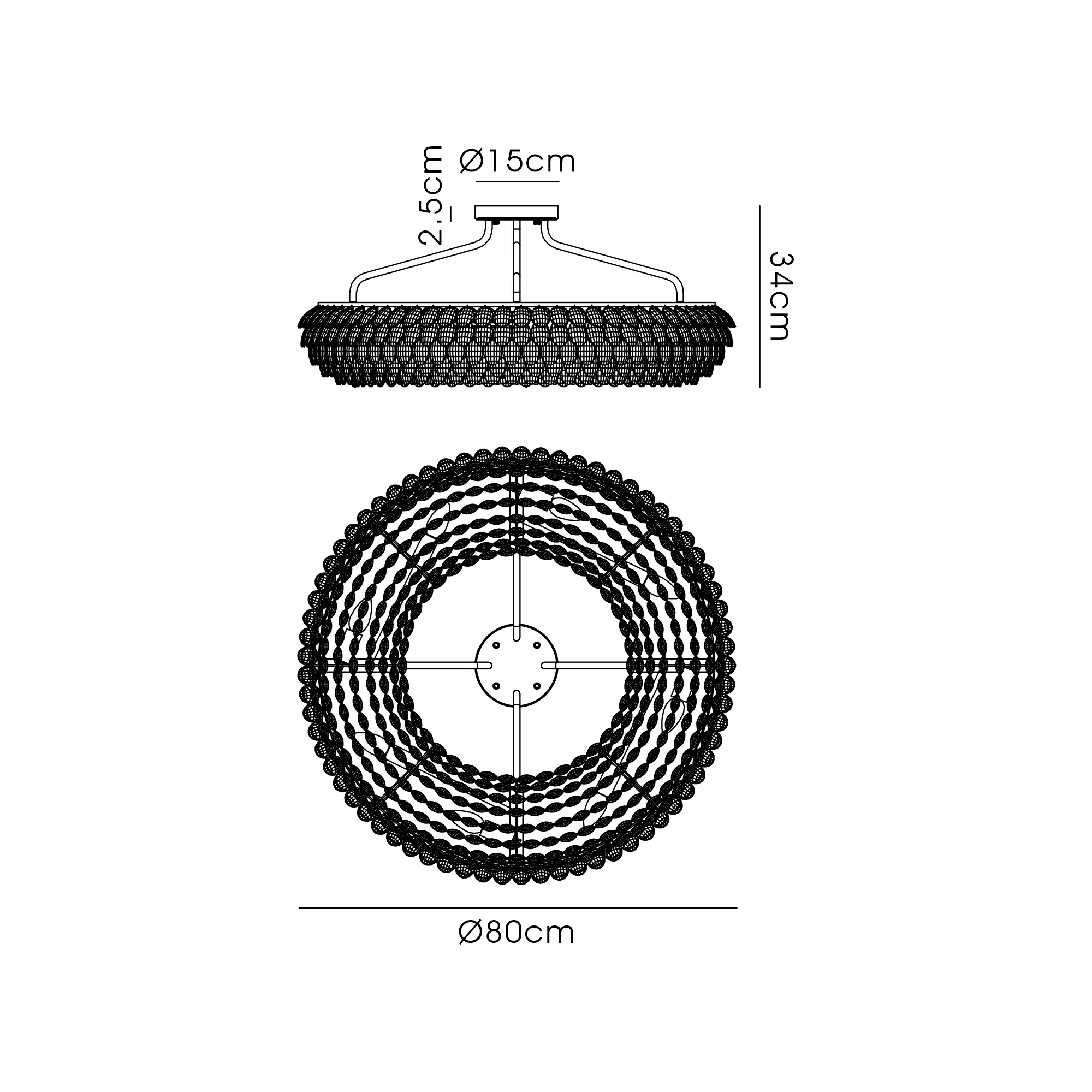 Consten Semi Flush Ring Ceiling E14 - Image 71