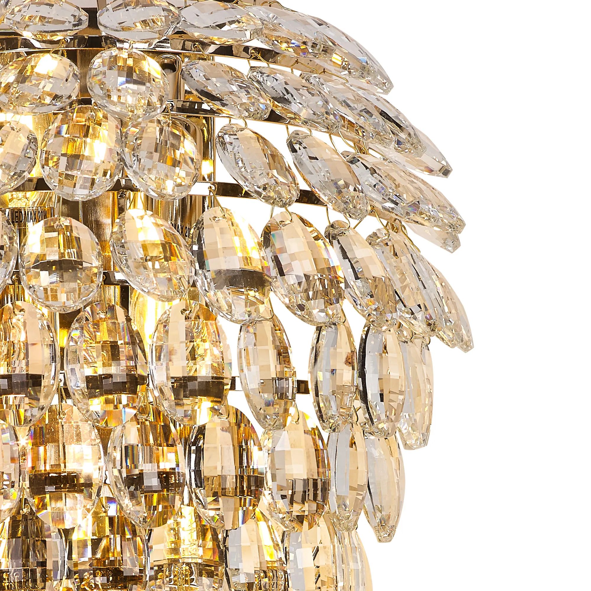Consten Tall Wall Lamp, 4 Light, E14 - Image 6