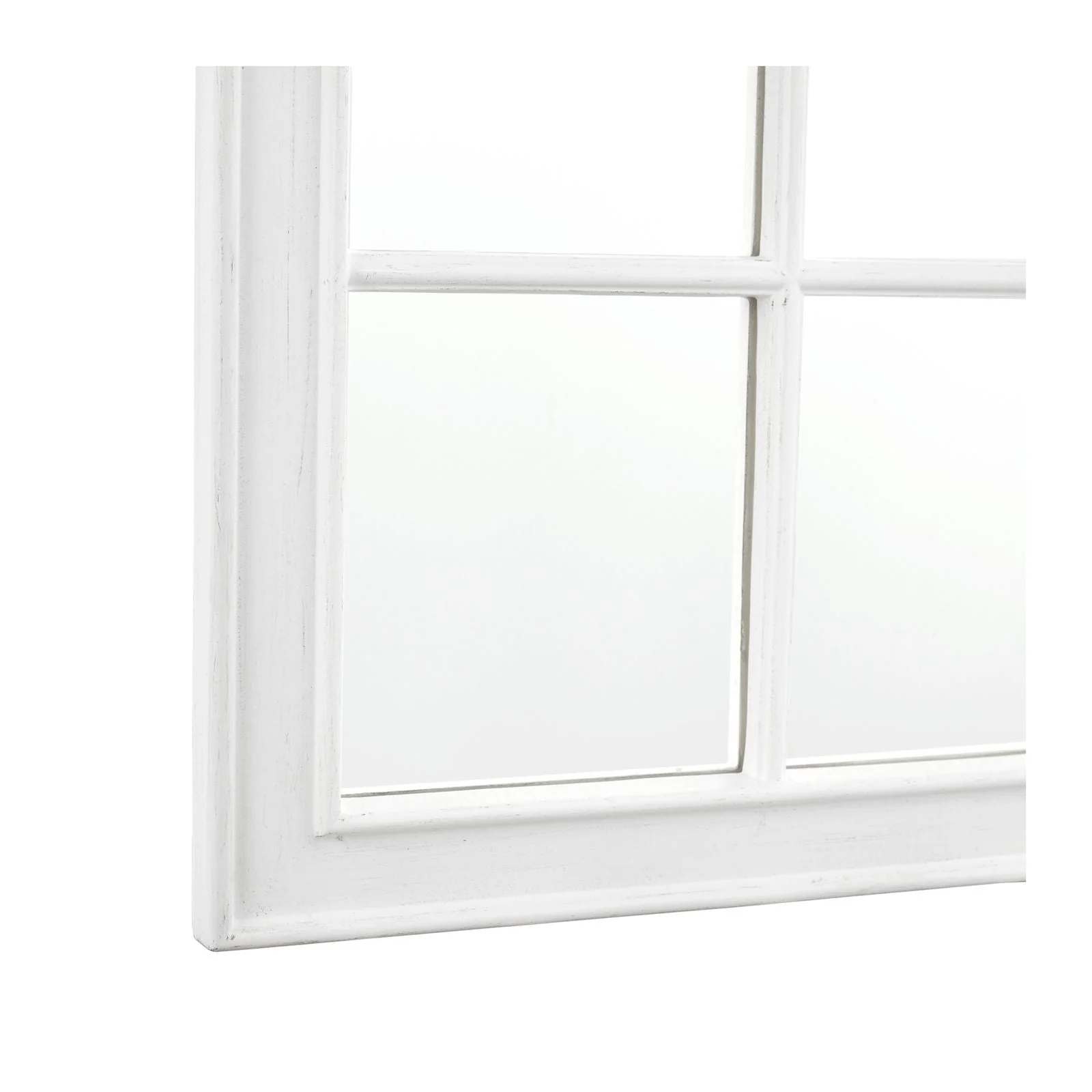 Coombs Rectangle Mirror Distressed Ivory - Image 3