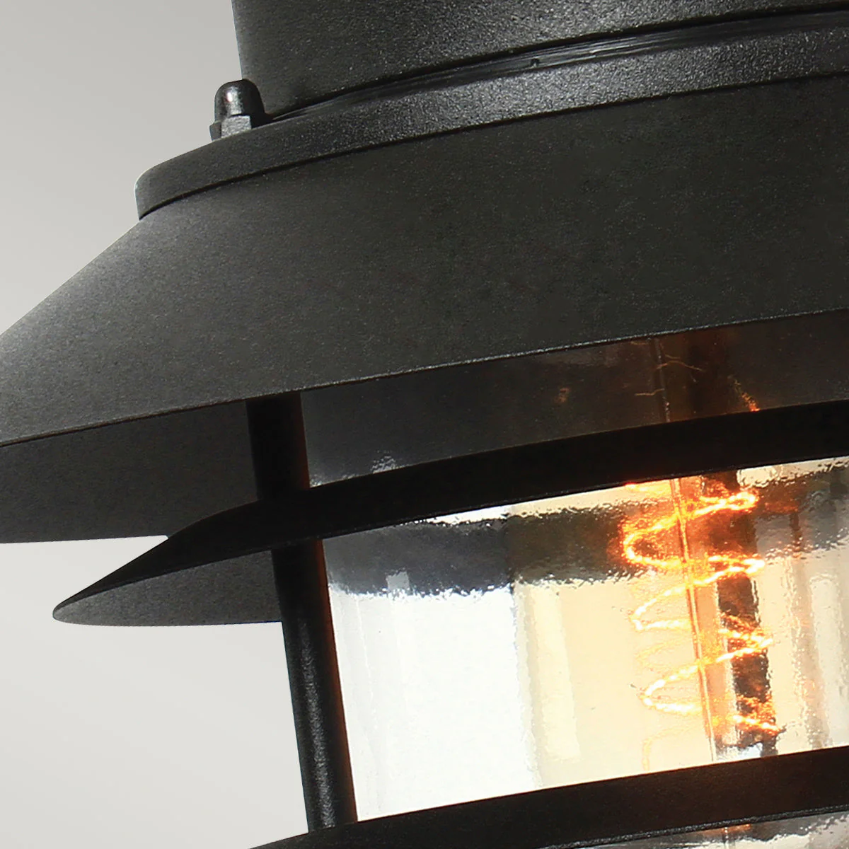 Copenhagen Wall Lantern – Black/Silver/Steel Finish - Image 3