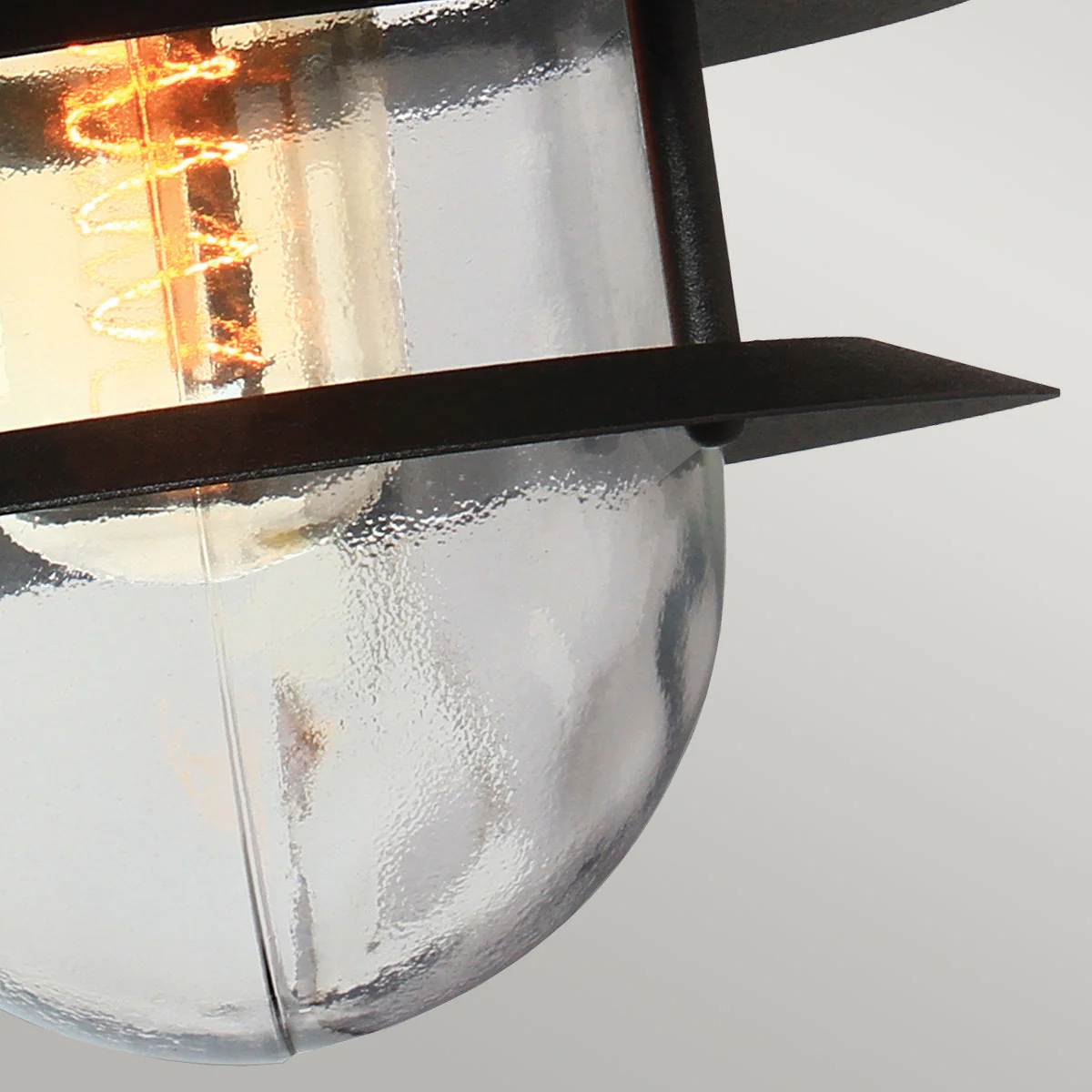 Copenhagen Wall Lantern – Black/Silver/Steel Finish - Image 4