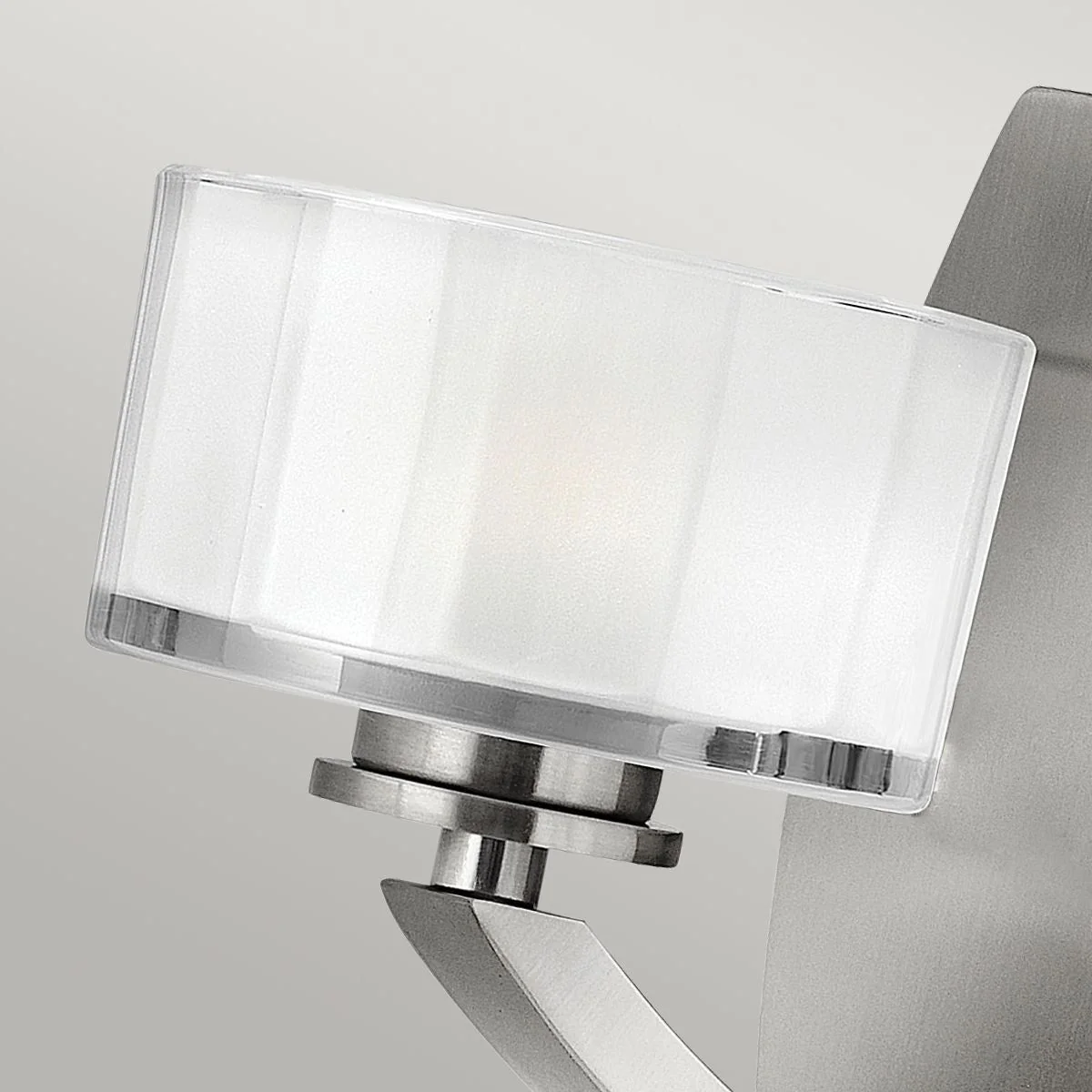 Meridian 1 Light Wall Light-Brushed Nickel - Image 2