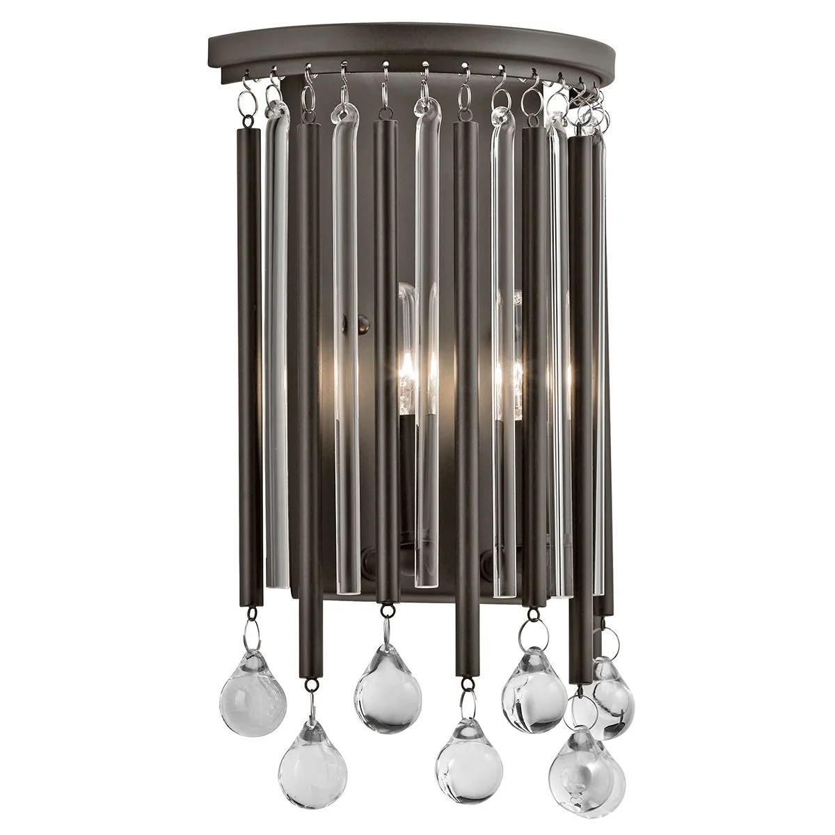 Piper 2 Light Wall Light - Espresso Finish