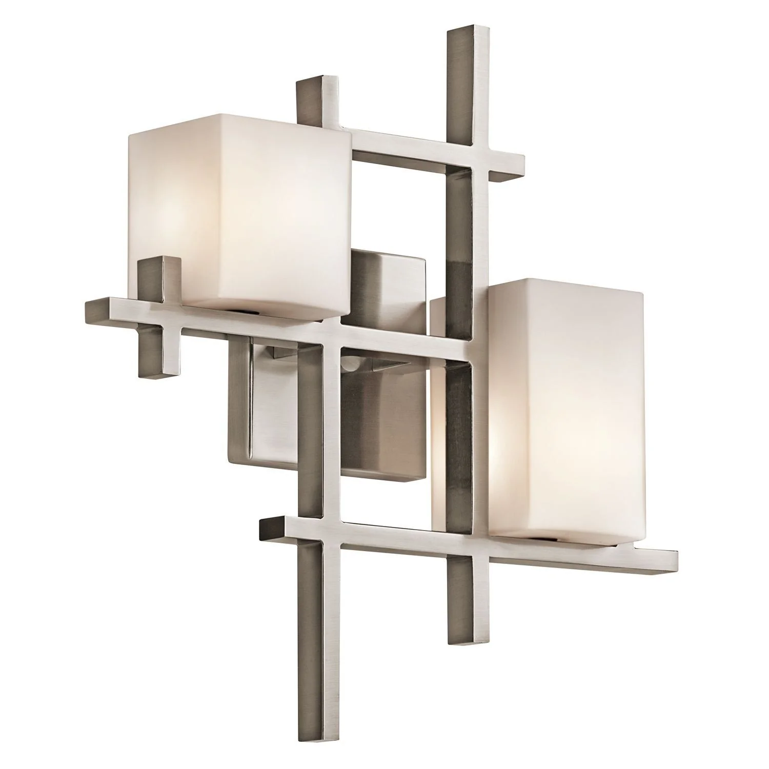 City Lights 2 Light Wall Lighs- Classic Pewter