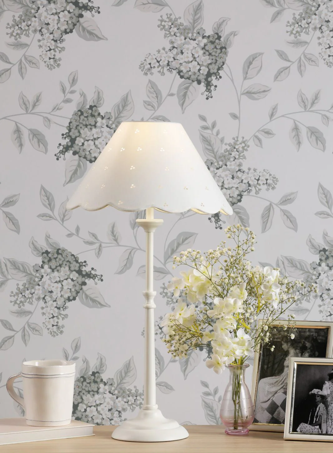 Cordwell Table Lamp Various Finishes With Shade E14 - Image 13