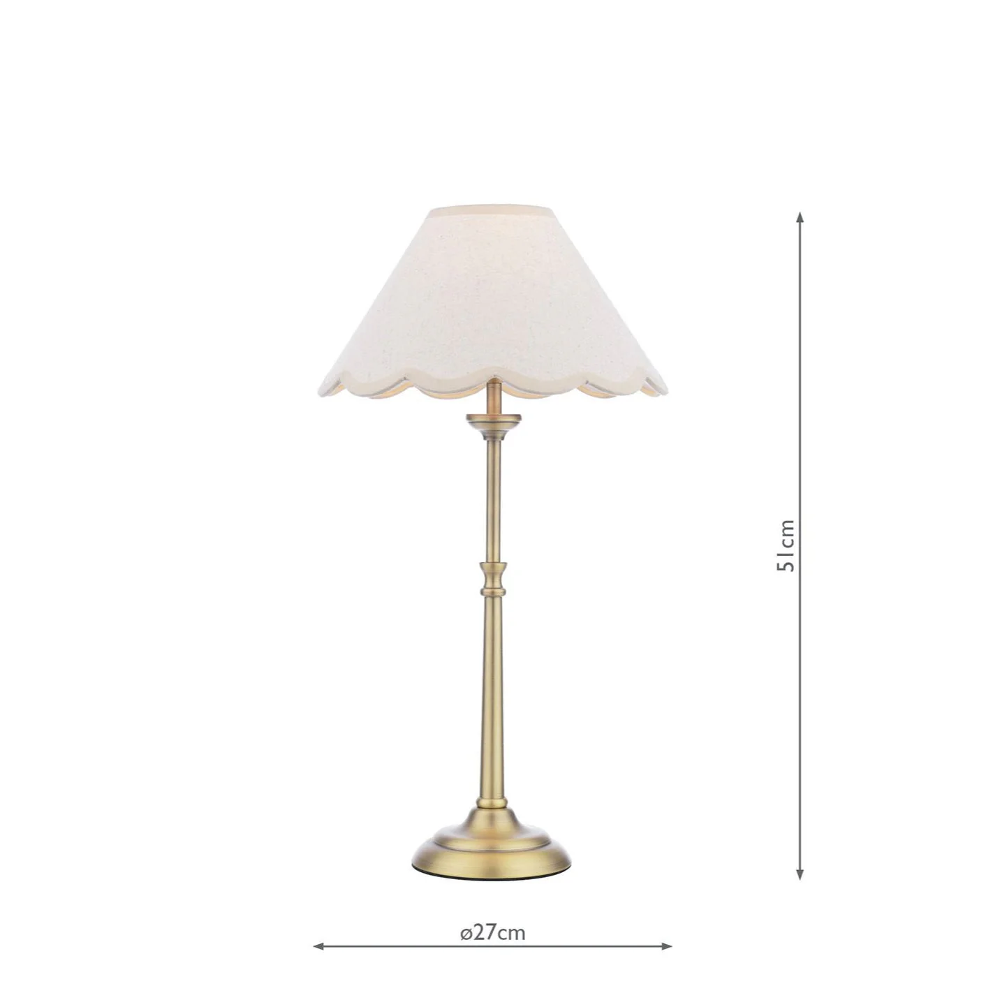 Cordwell Table Lamp Various Finishes With Shade E14 - Image 25