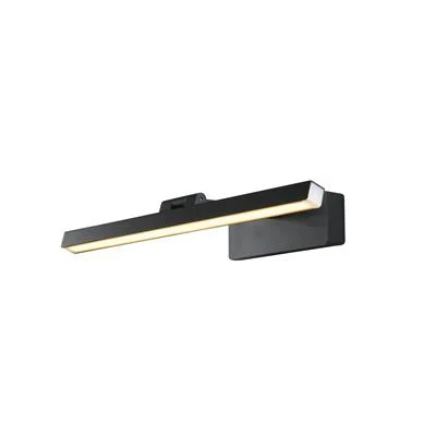 Corfu LED Picture Light- Black/Gold Satin Brass - Image 2