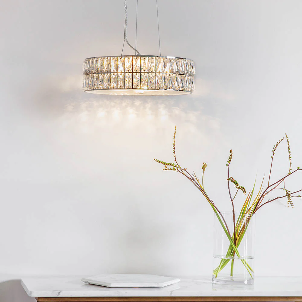 Corina 5Lt Crystal LED Pendant - Image 6
