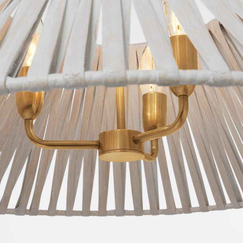 Corinne 24" Wrapped Hanging Shade Light - Image 5