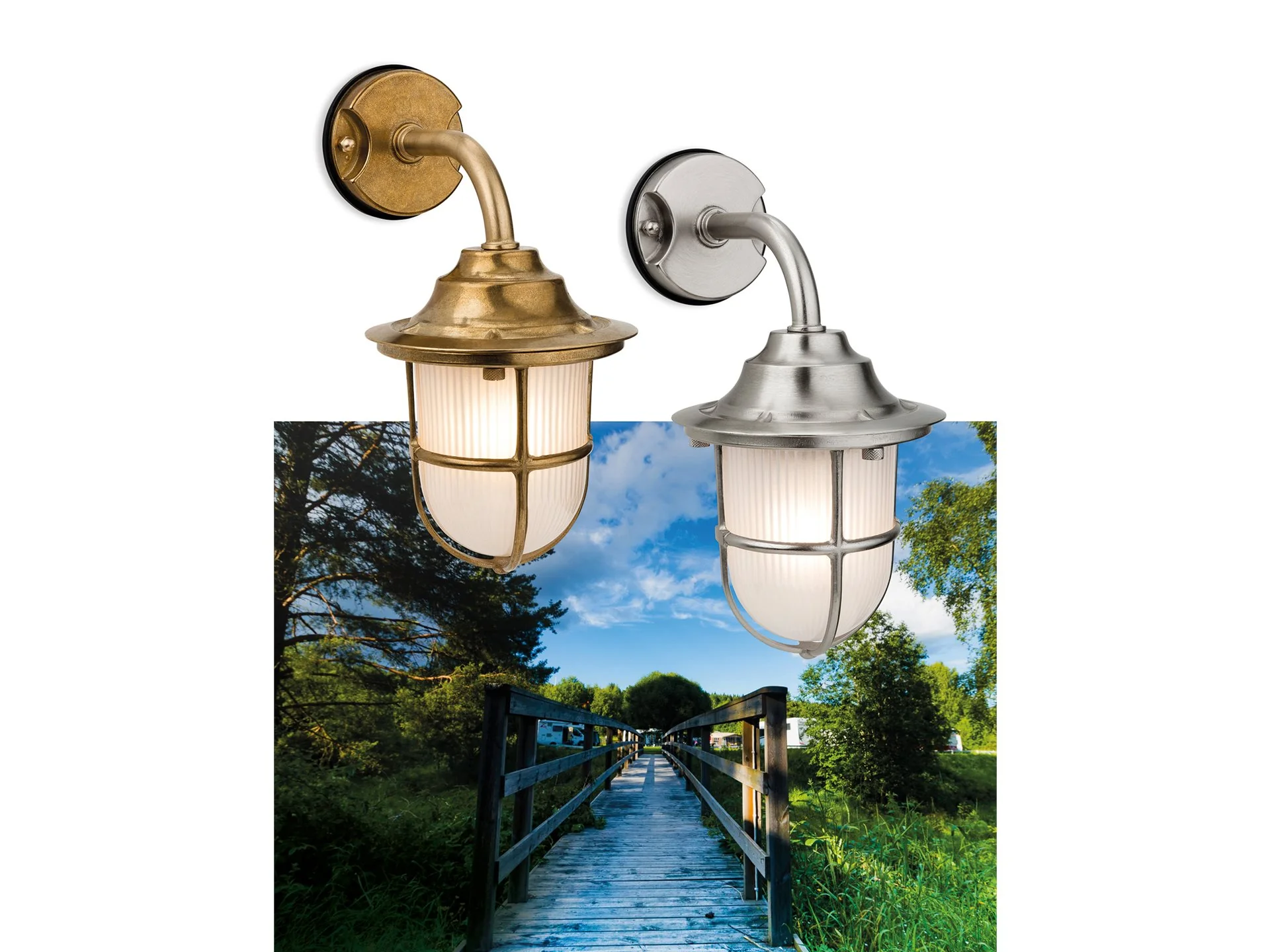 Corlis Wall Light- Brass/ Nickel Finishes - Image 5