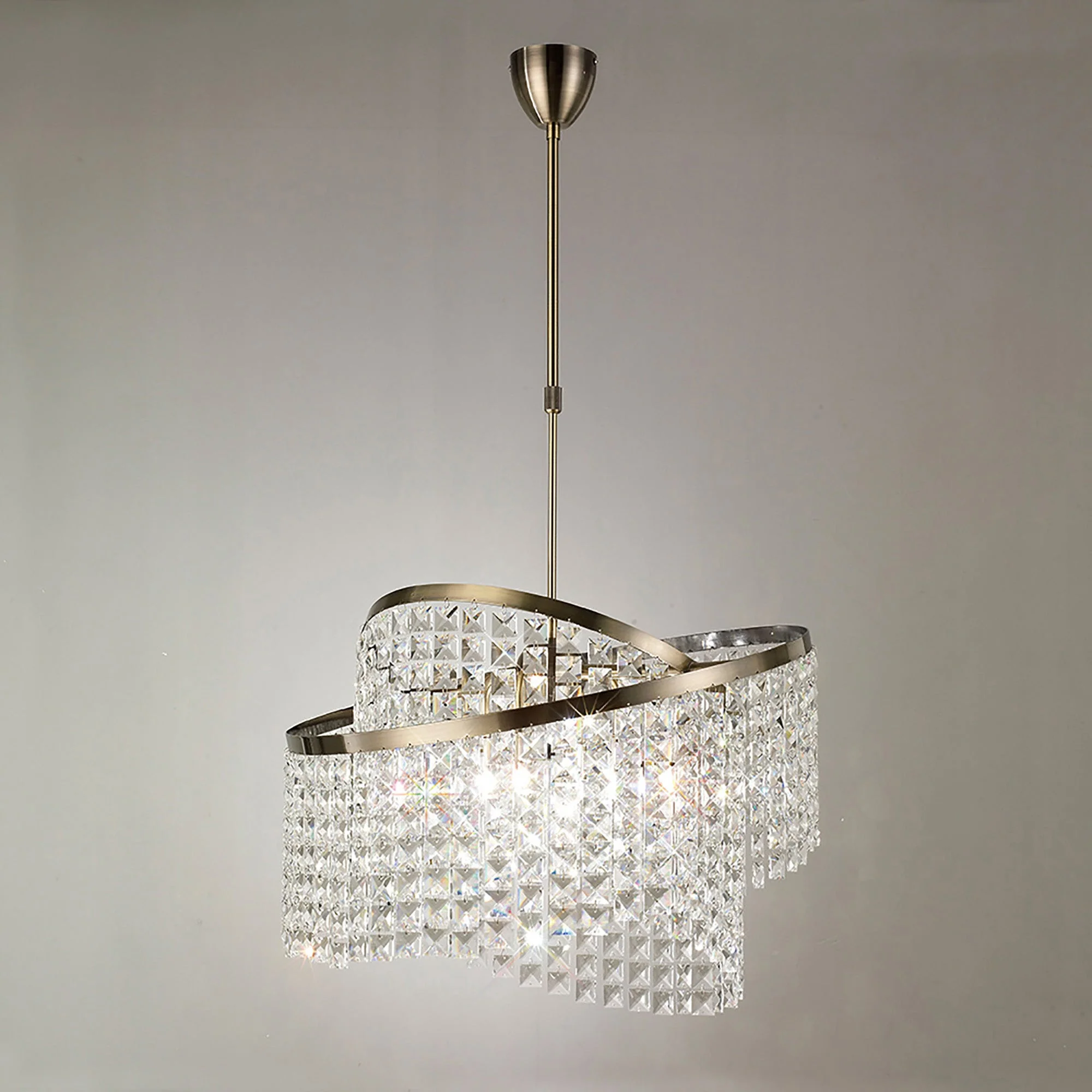 Cortina 6/8Lt Crystal Pendant Light - Image 3