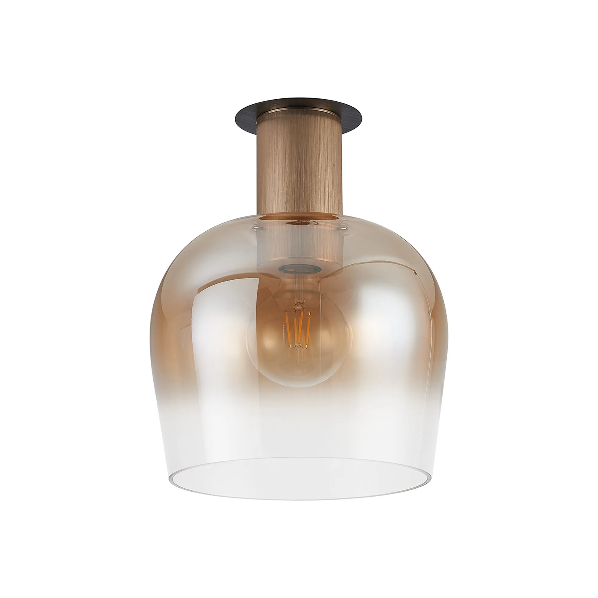 Camden Semi Flush Ceiling Light - Various Finishes - Image 10