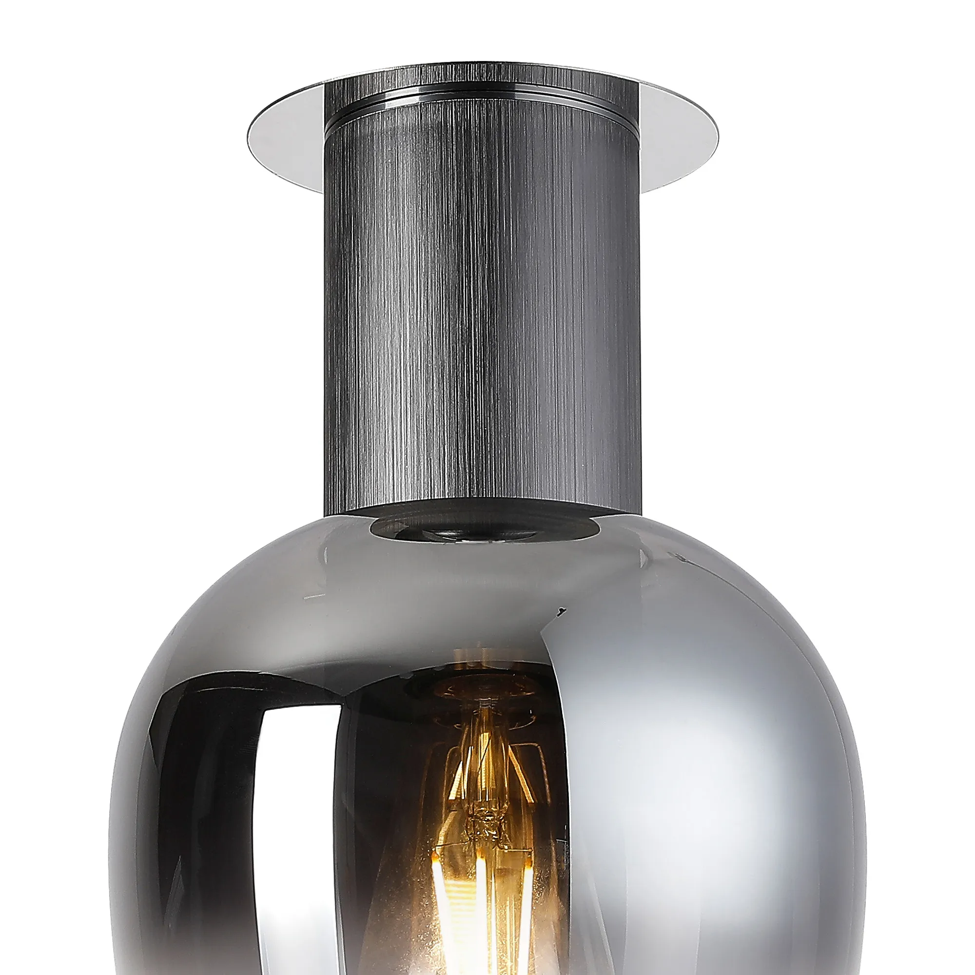 Camden Semi Flush Ceiling Light - Various Finishes - Image 15