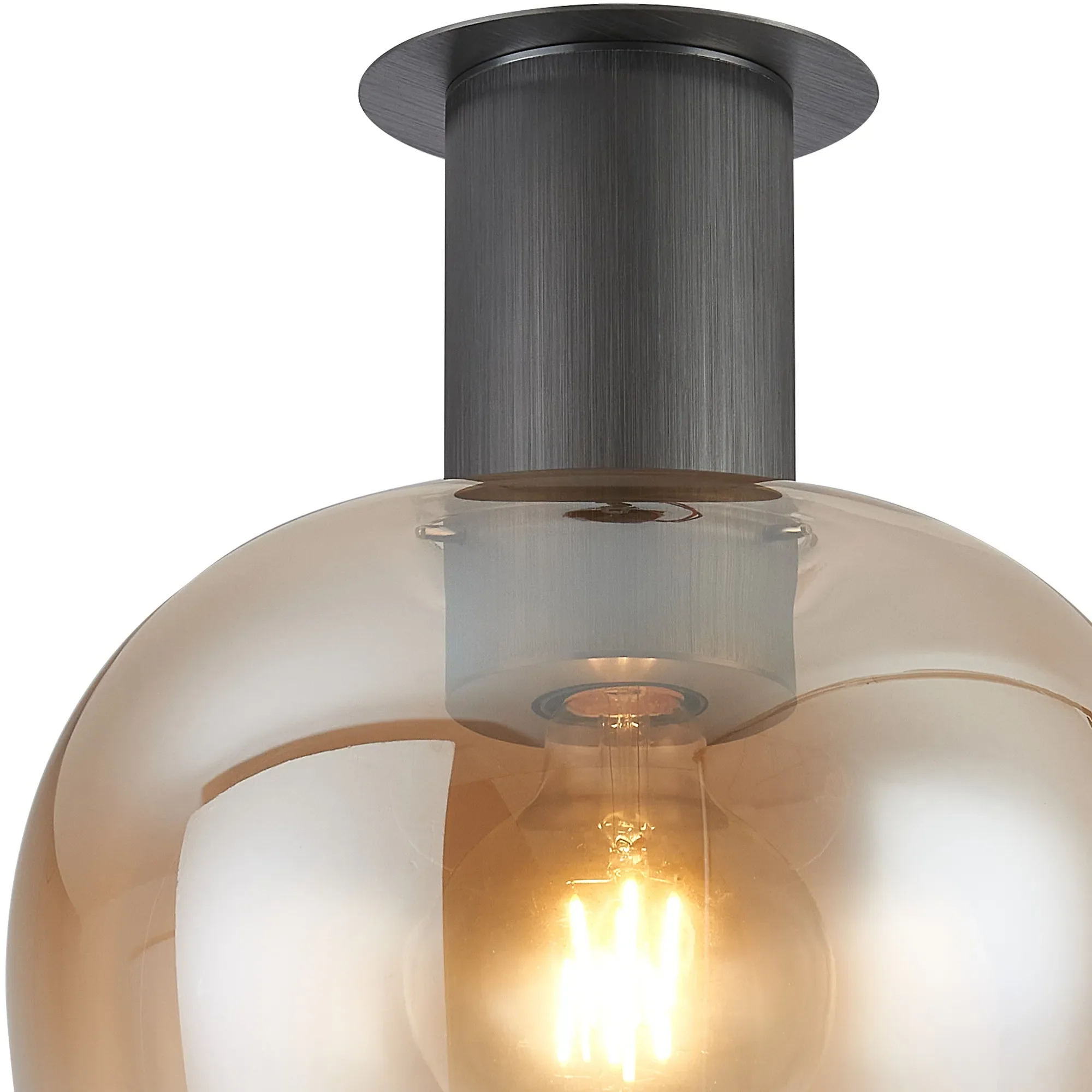 Camden Semi Flush Ceiling Light - Various Finishes - Image 18