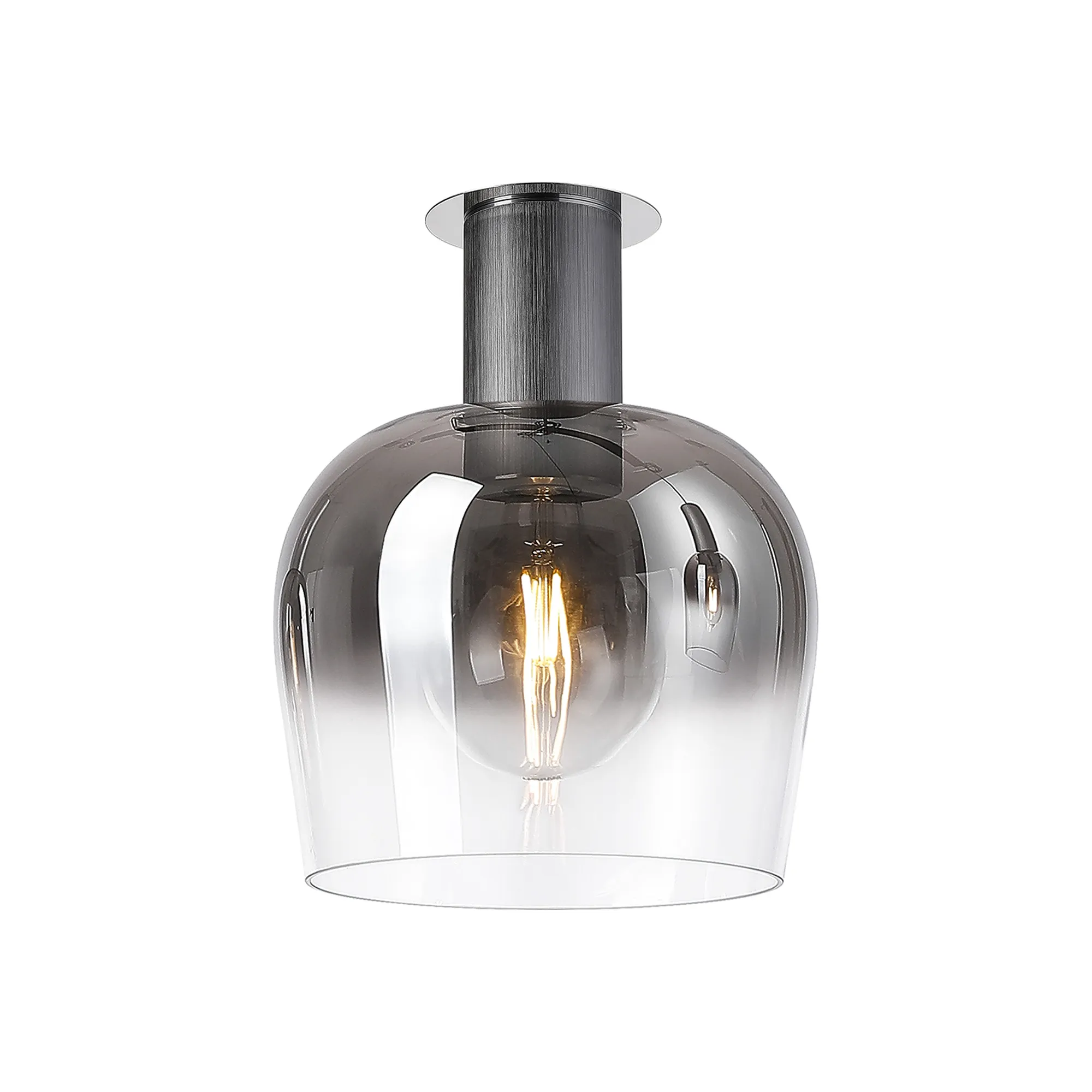 Camden Semi Flush Ceiling Light - Various Finishes - Image 2