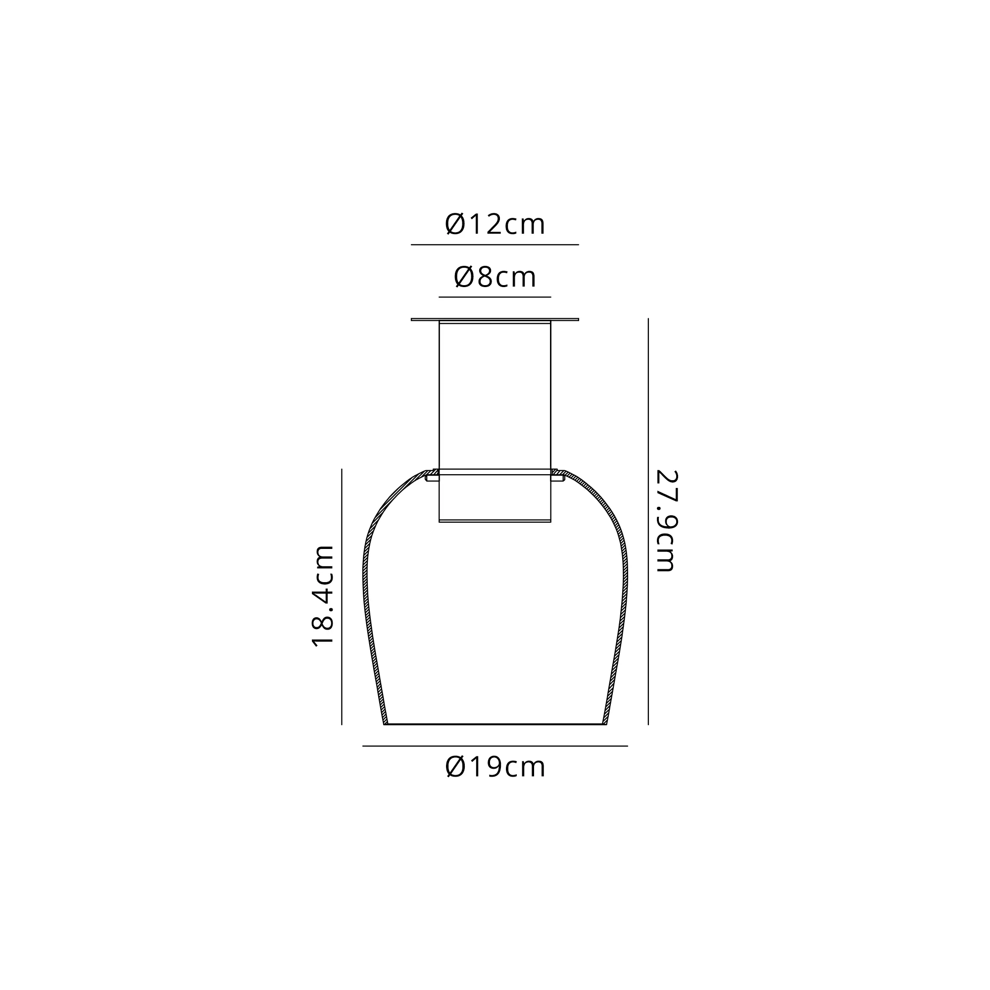 Camden Semi Flush Ceiling Light - Various Finishes - Image 25