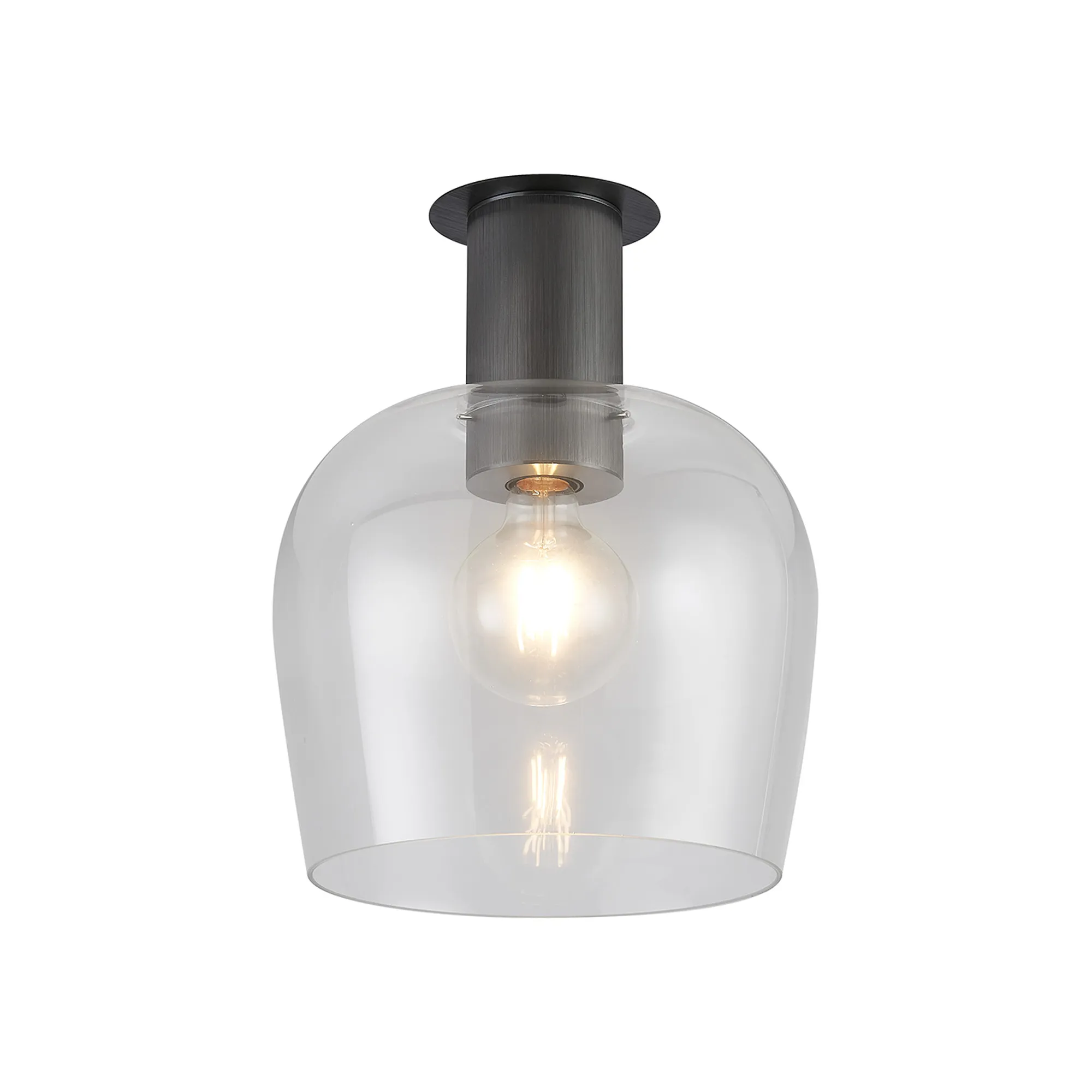 Camden Semi Flush Ceiling Light - Various Finishes - Image 3