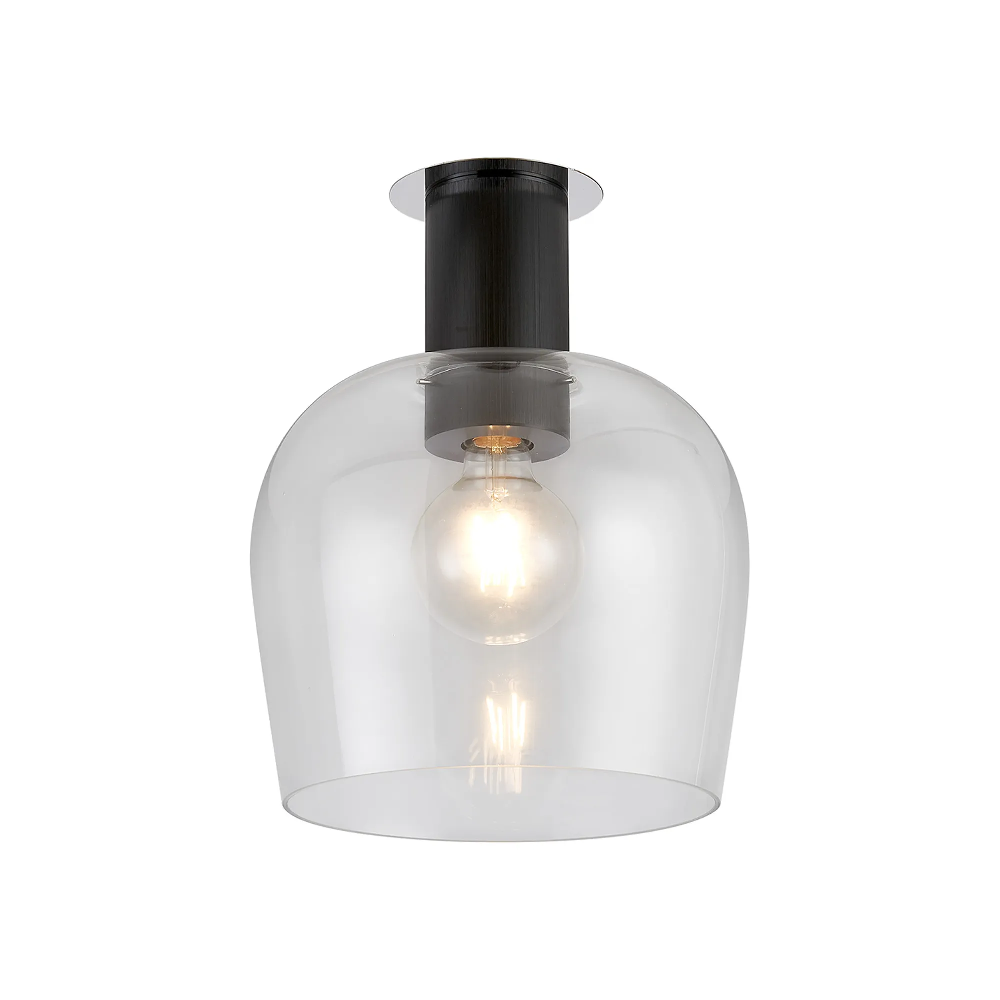 Camden Semi Flush Ceiling Light - Various Finishes - Image 4