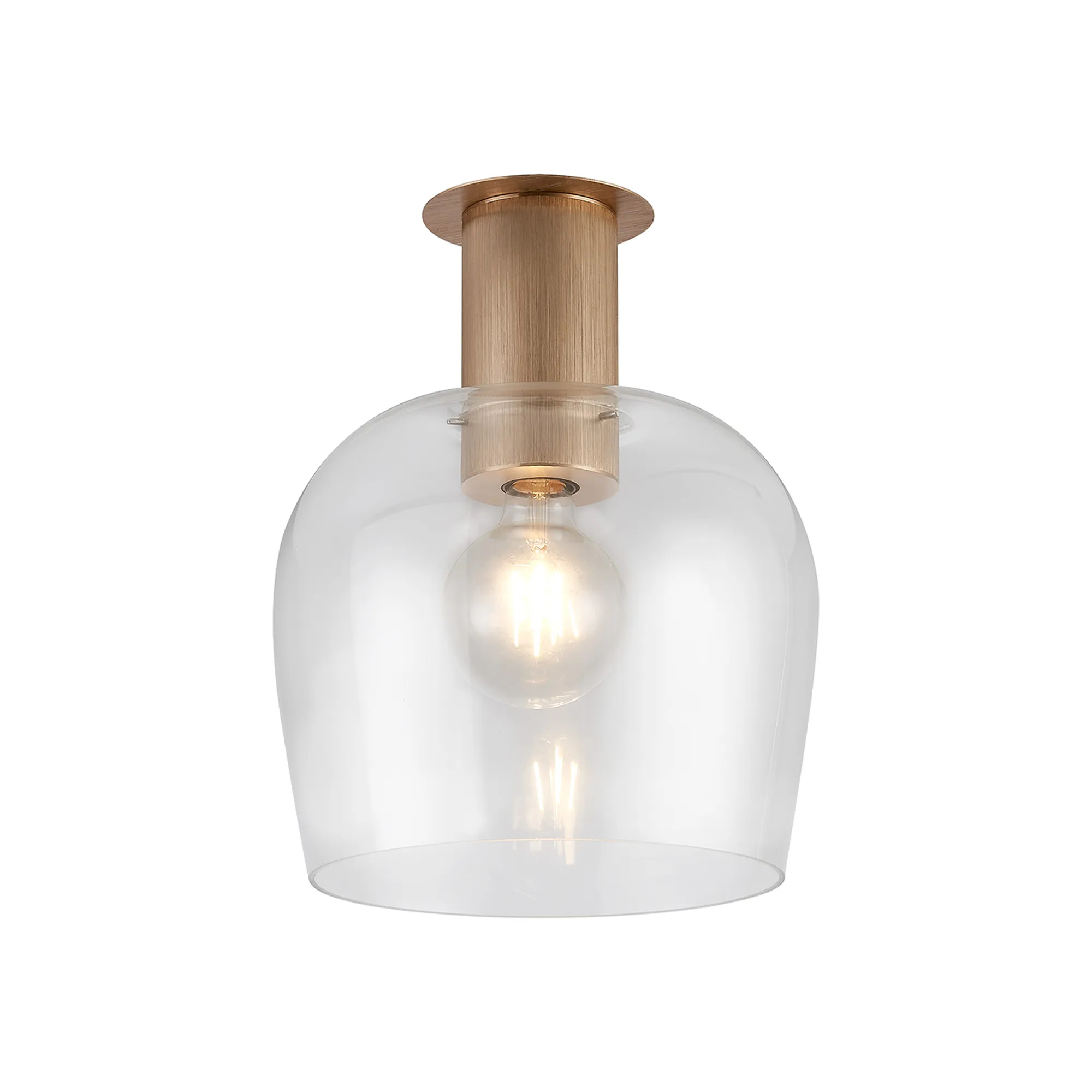 Camden Semi Flush Ceiling Light - Various Finishes - Image 7