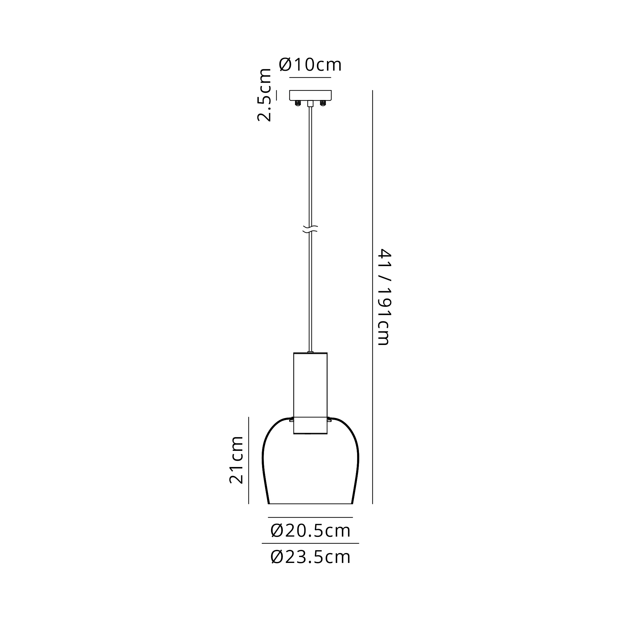 Camden Pendant Light- Various Finishes - Image 14