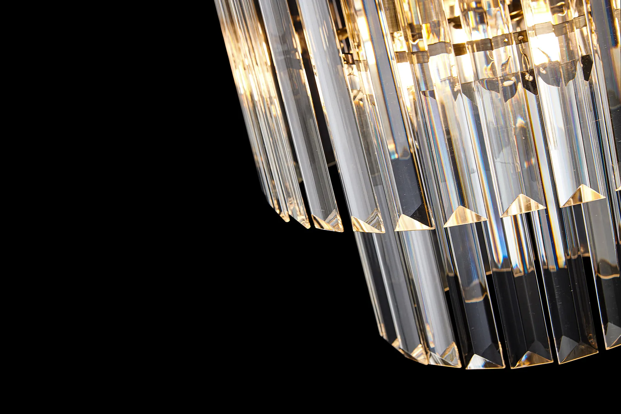 Cosette 30cm Semi Flush Ceiling- Polished Nickel/ Antique Brass - Image 7