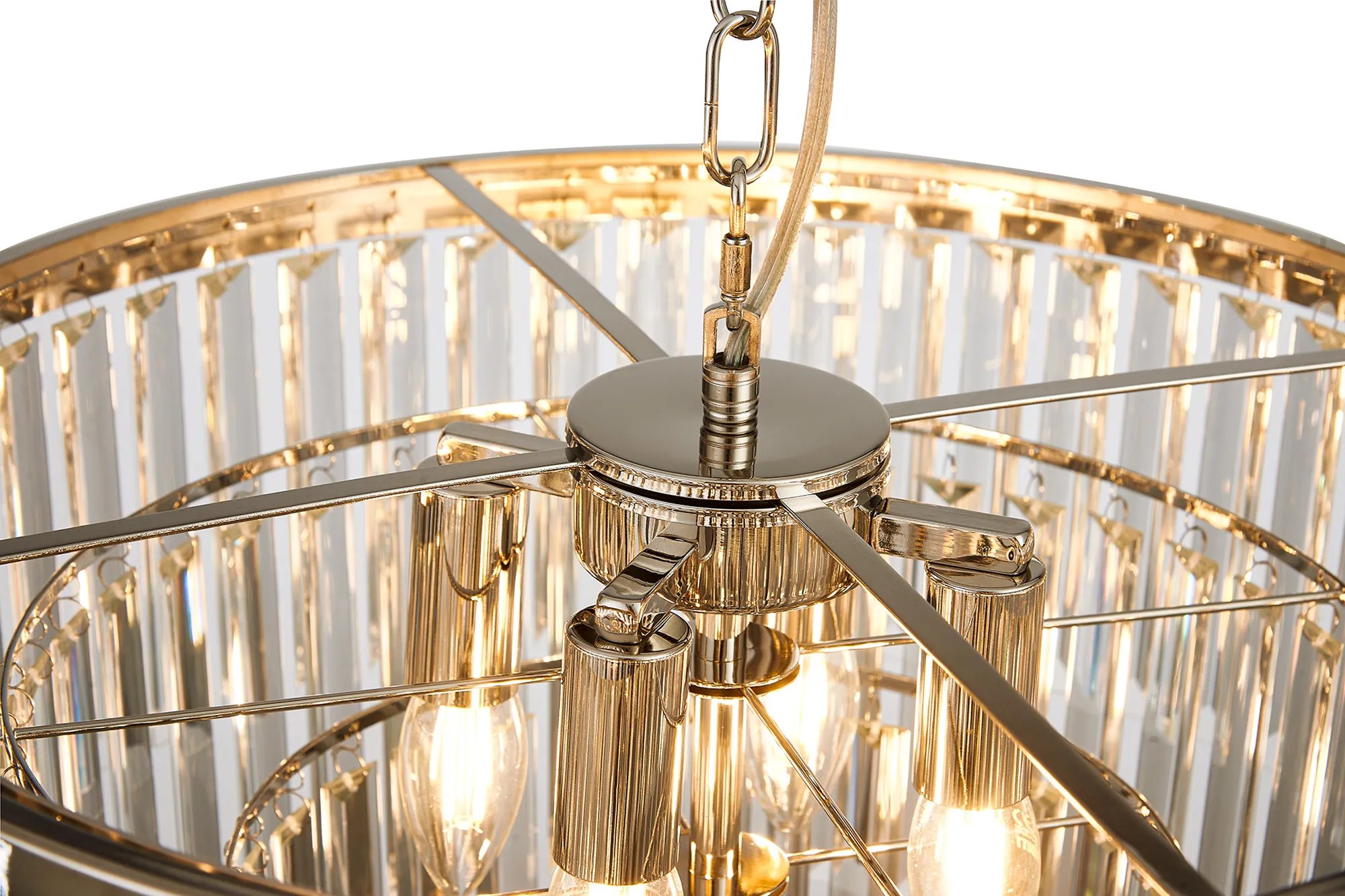 Cosette 4/5 Pendant Light - Antique Brass/Polished Nickel - Image 23