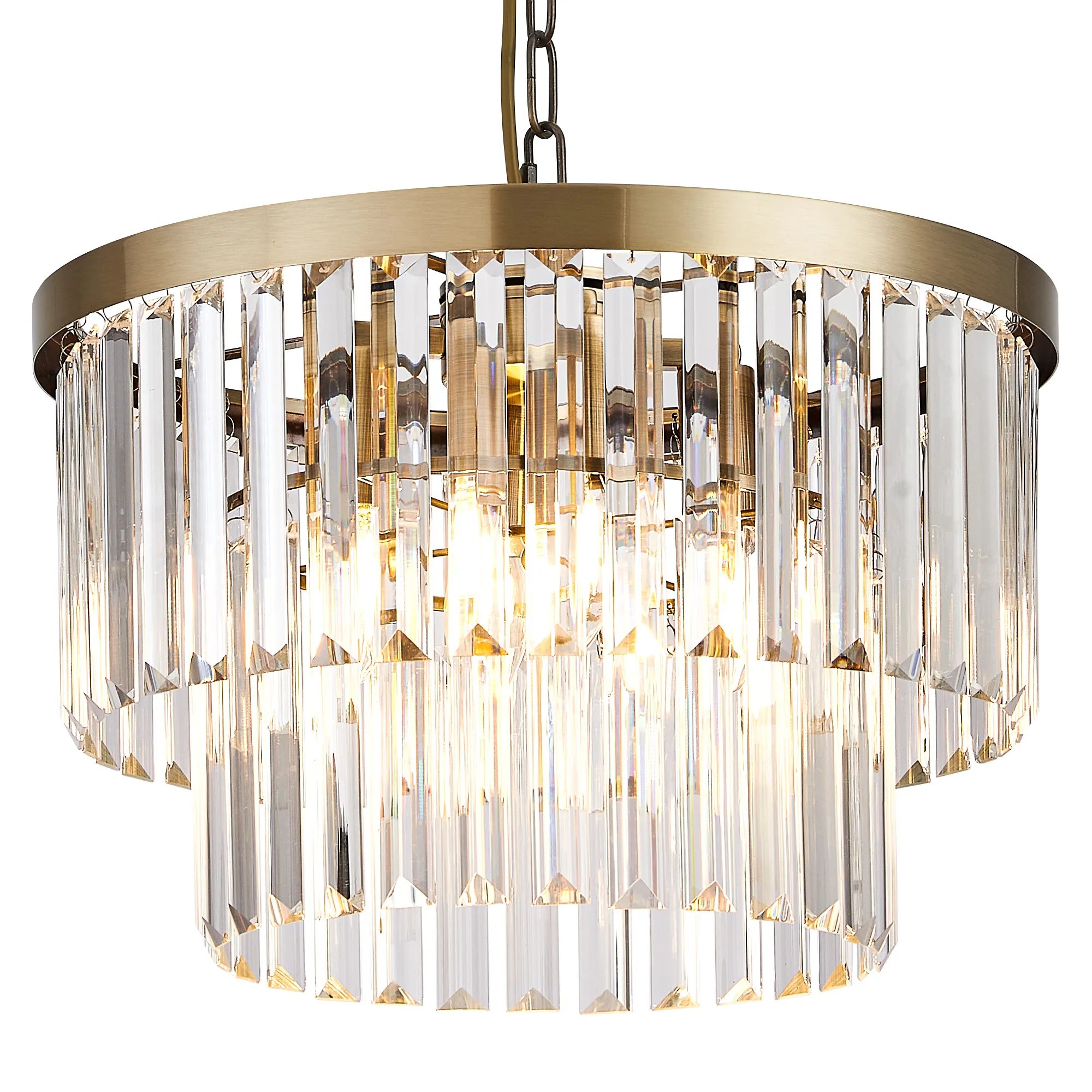 Cosette 4/5 Pendant Light - Antique Brass/Polished Nickel - Image 8